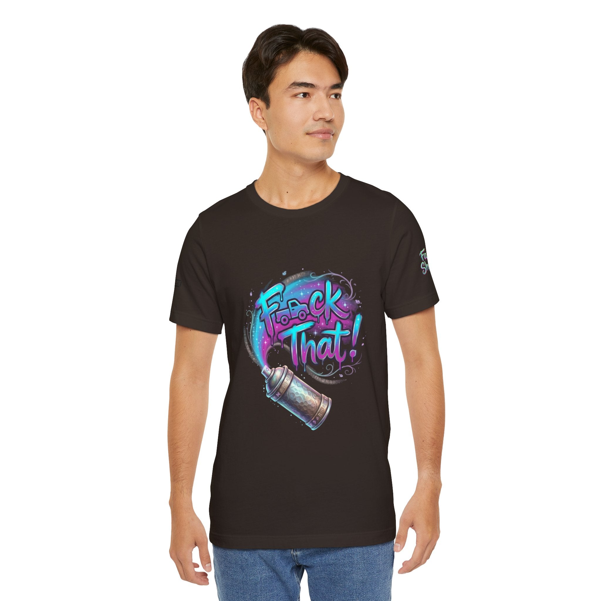 Graffiti 'F*ck That!' Spray Can T‑Shirt