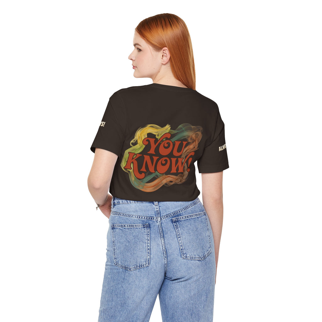 You Know! Graphic Tee — Retro Swirl Vintage Style T‑Shirt