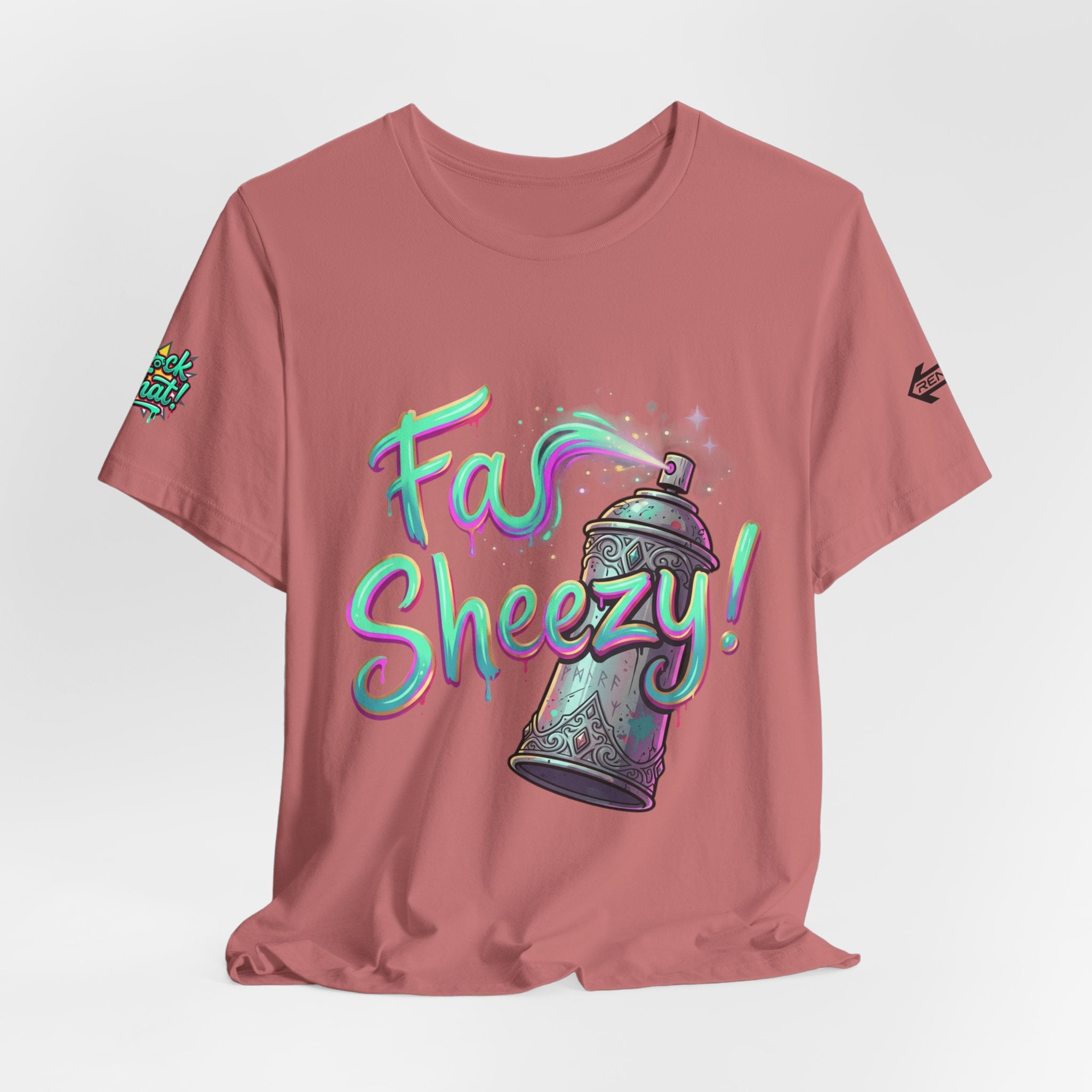 Graffiti Spray Can Tee — "Fas Sheezy!" Street Art T-Shirt