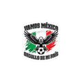 Vamos México Sticker — Orgullo de mi País Soccer Eagle (Kiss-Cut)