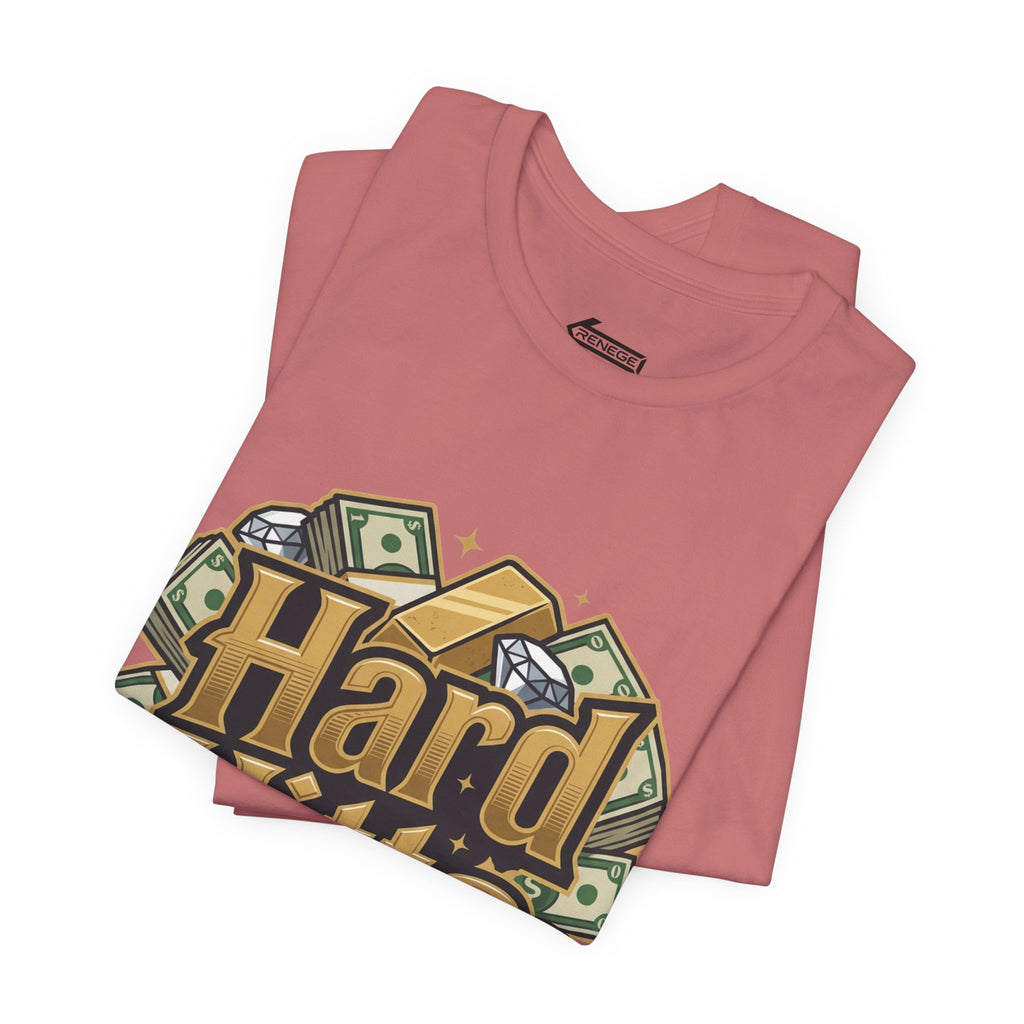 Hard Hitta Money Graphic Tee — Retro Cash & Gold Logo T-Shirt