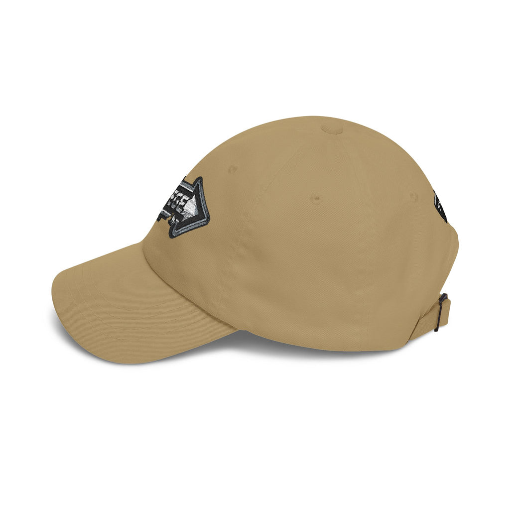 Renegé Arrow Dad Cap — Embroidered White Baseball Hat