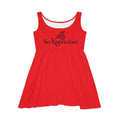 So Kapricious Butterfly Red Skater Dress — Women's Casual A-Line Dress
