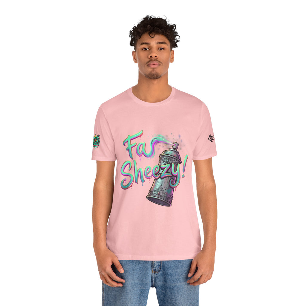 Graffiti Spray Can Tee — "Fas Sheezy!" Street Art T-Shirt