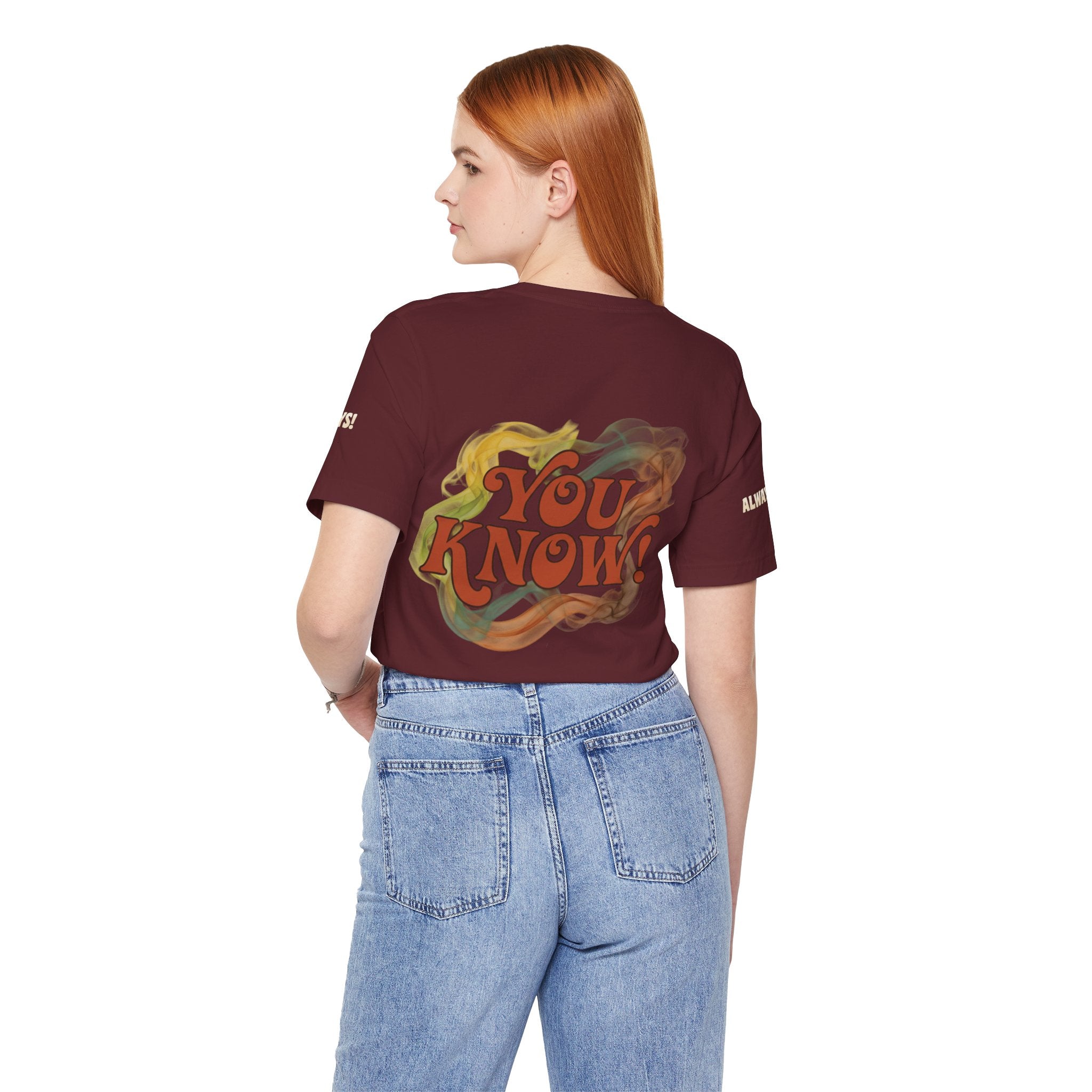 You Know! Graphic Tee — Retro Swirl Vintage Style T‑Shirt
