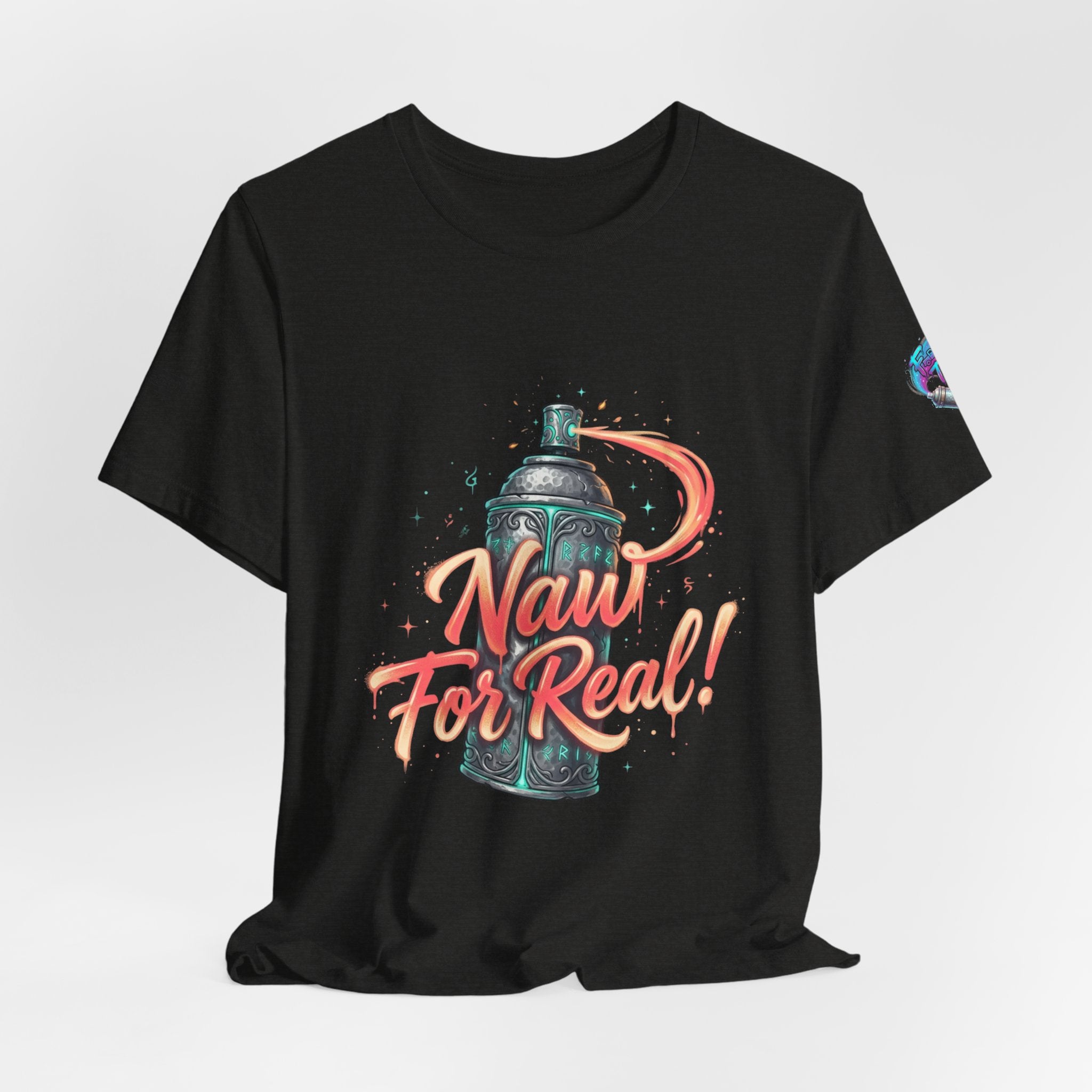 Spray Can 'Naw For Real' Graphic Tee