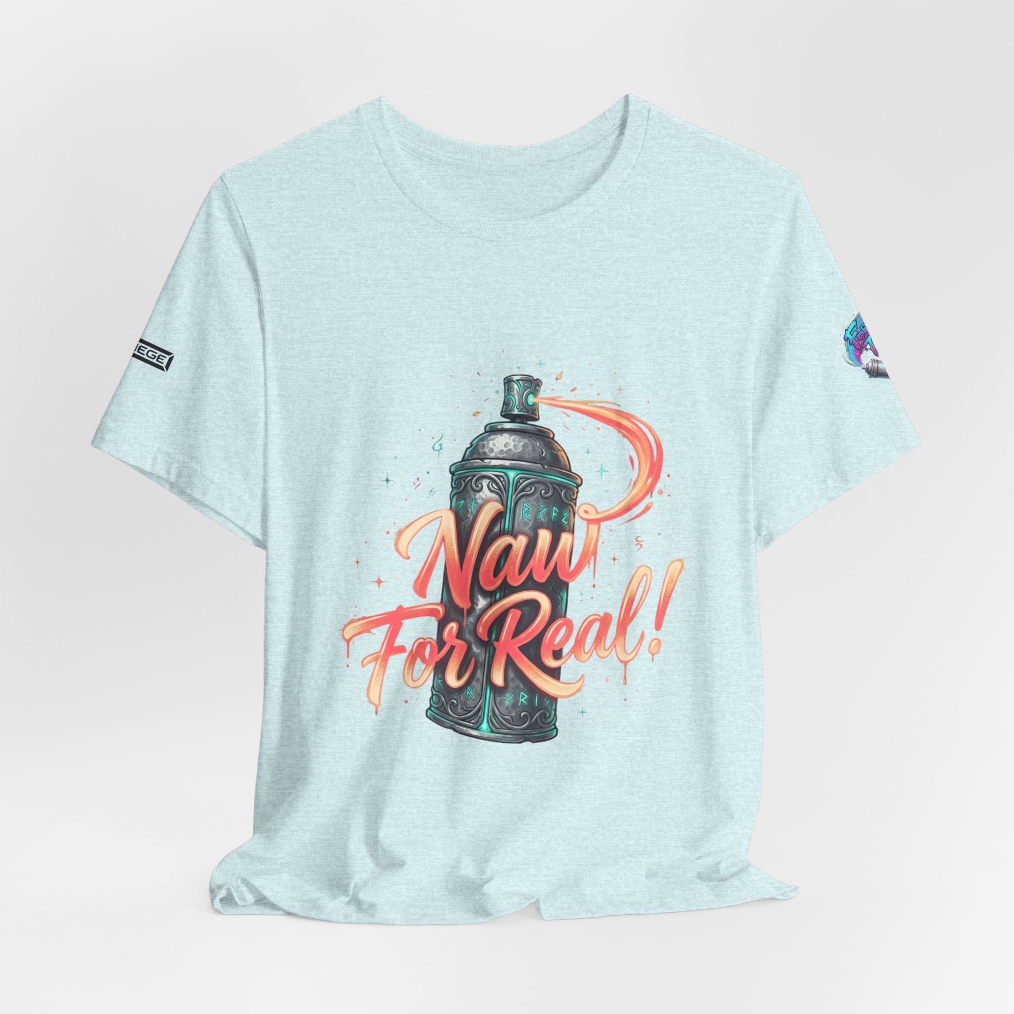 Spray Can 'Naw For Real' Graphic Tee