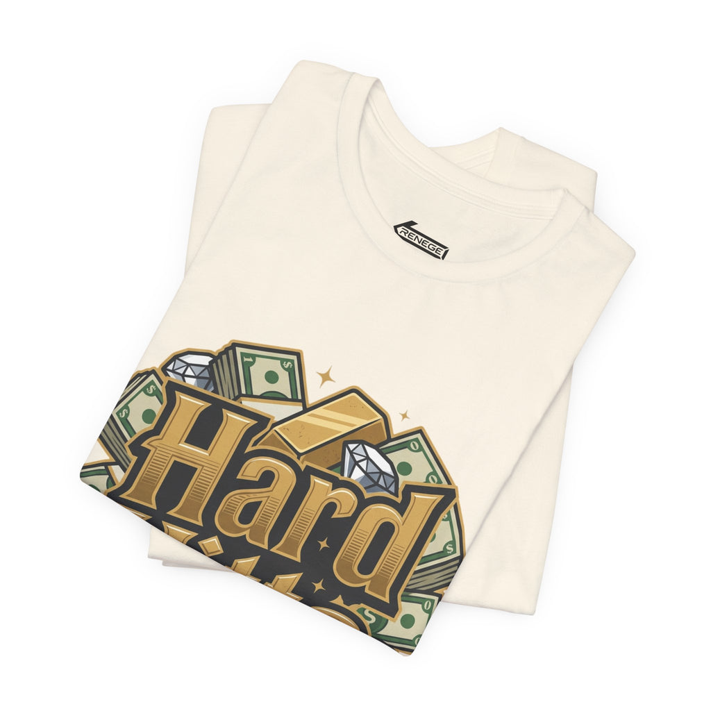 Hard Hitta Money Graphic Tee — Retro Cash & Gold Logo T-Shirt