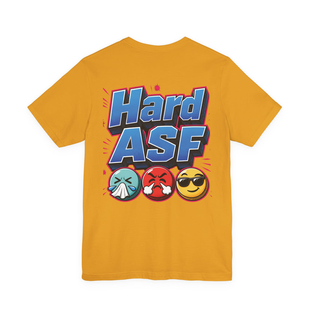 Wash Ya / Hard ASF Emoji Graphic Tee — Funny Emoji Face T-Shirt