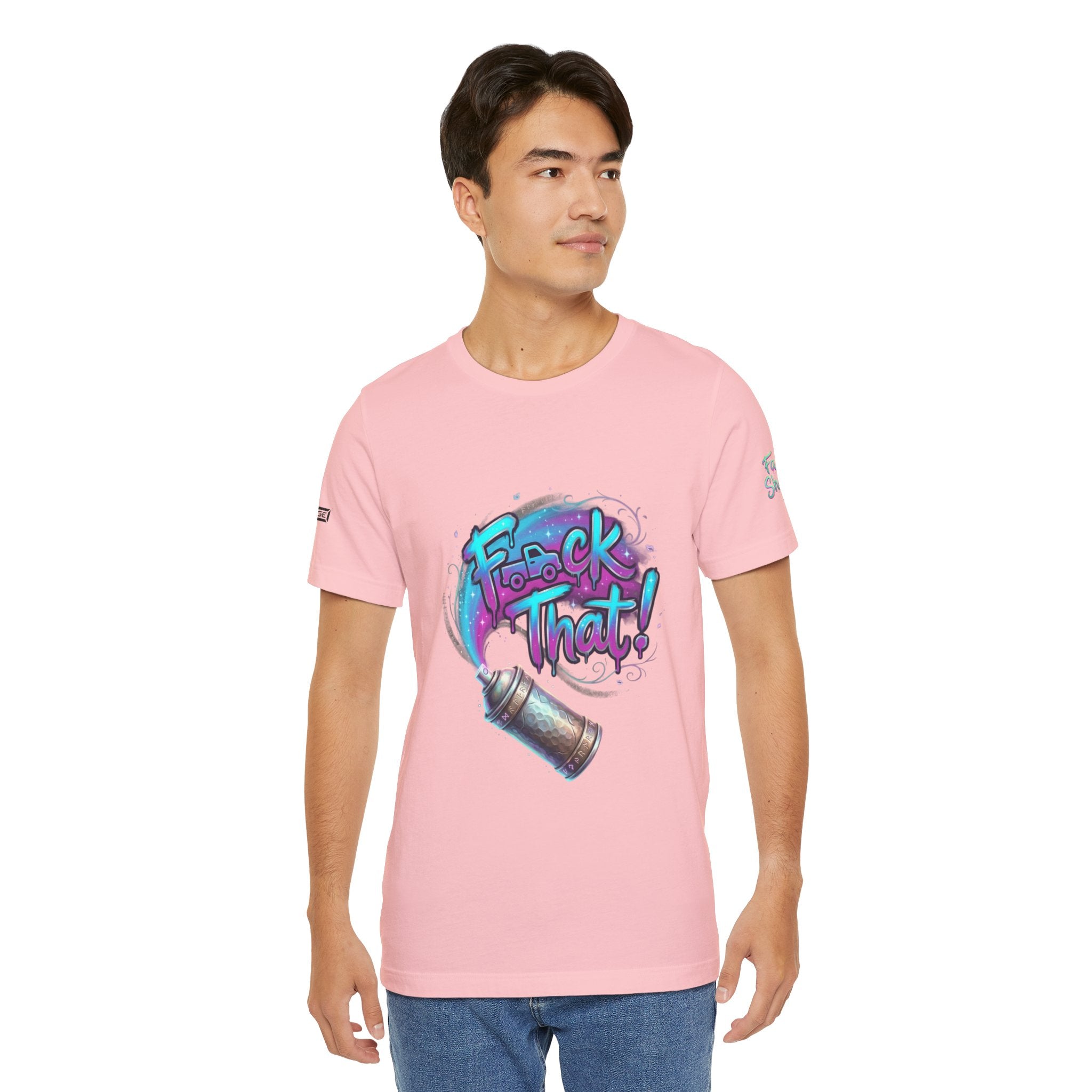 Graffiti 'F*ck That!' Spray Can T‑Shirt