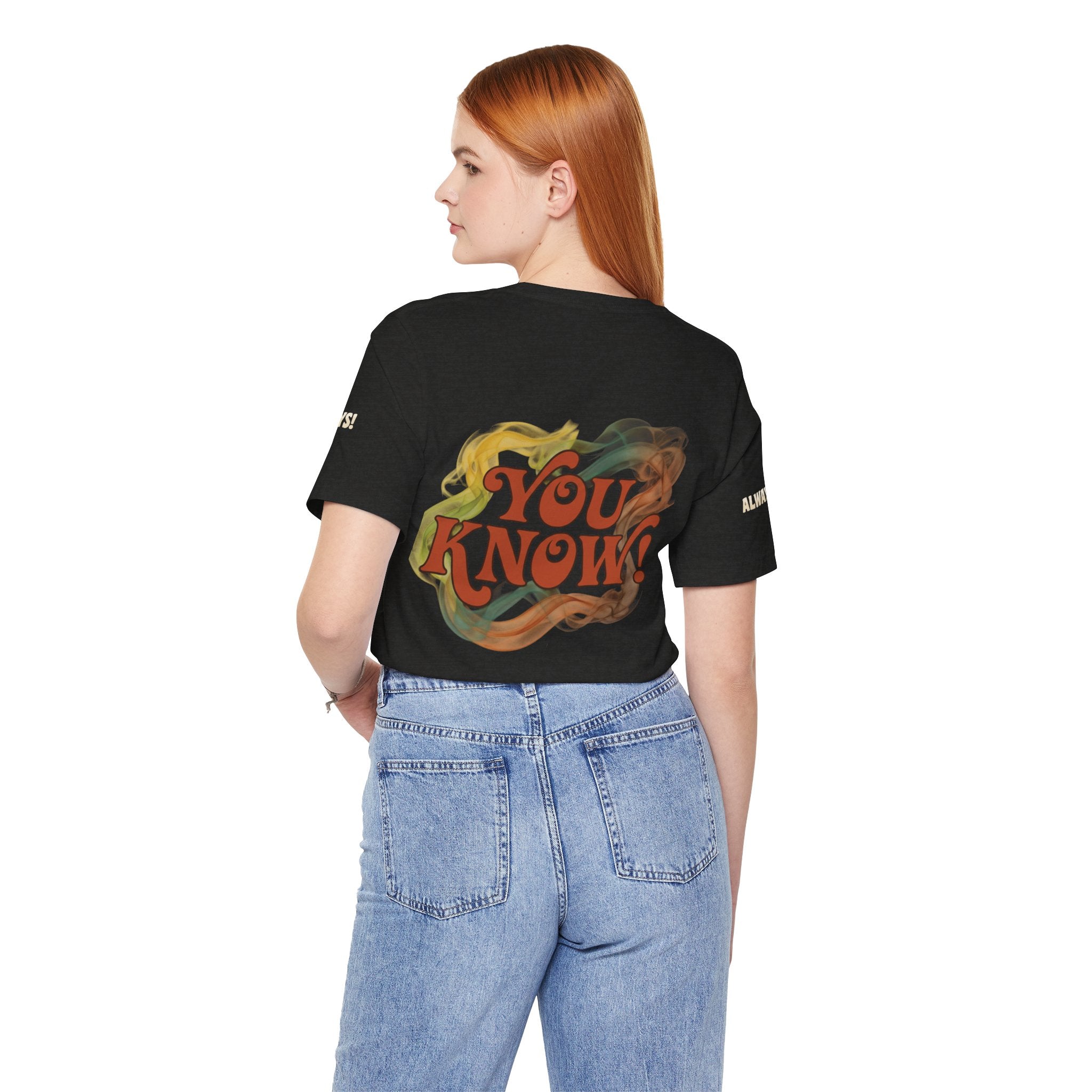 You Know! Graphic Tee — Retro Swirl Vintage Style T‑Shirt