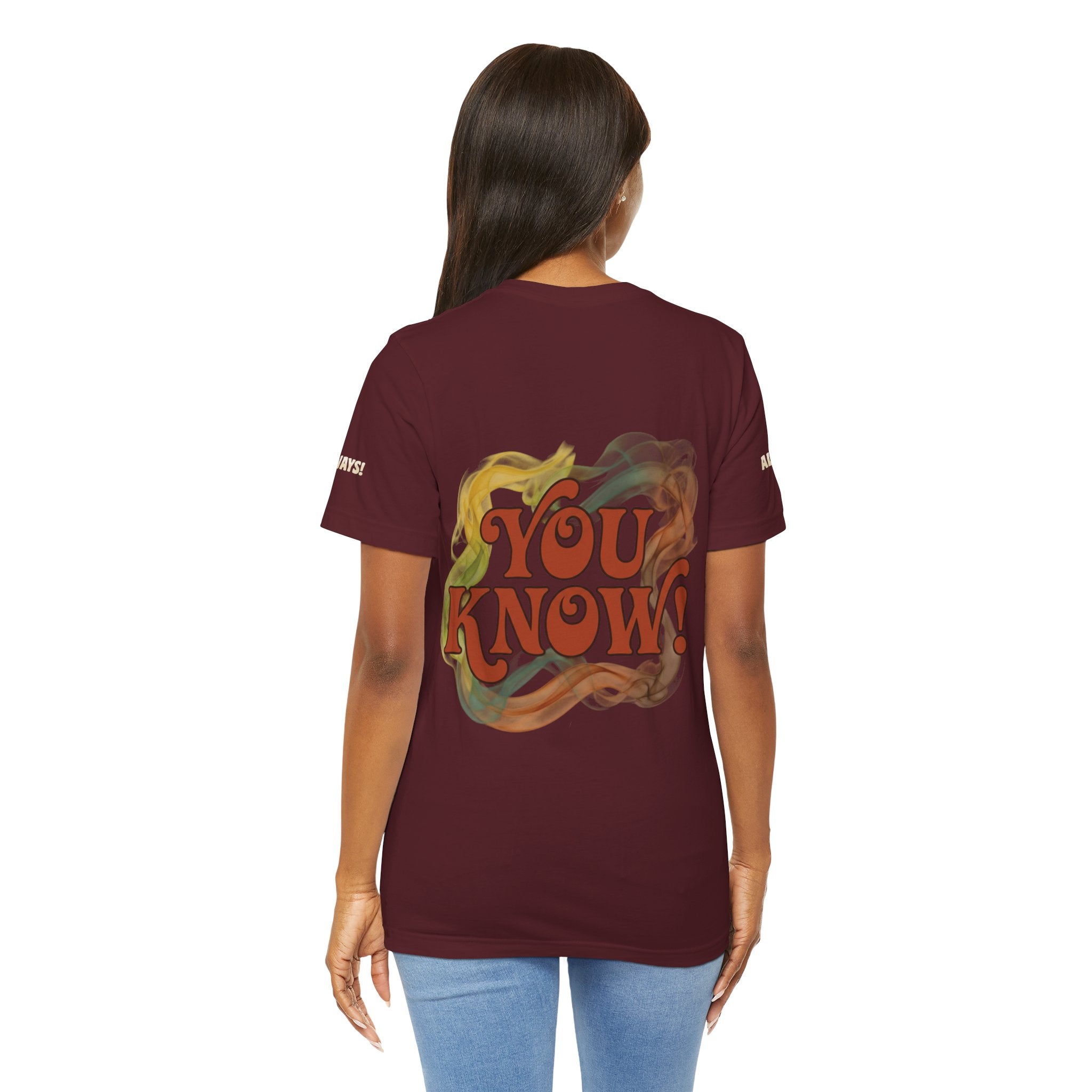 You Know! Graphic Tee — Retro Swirl Vintage Style T‑Shirt