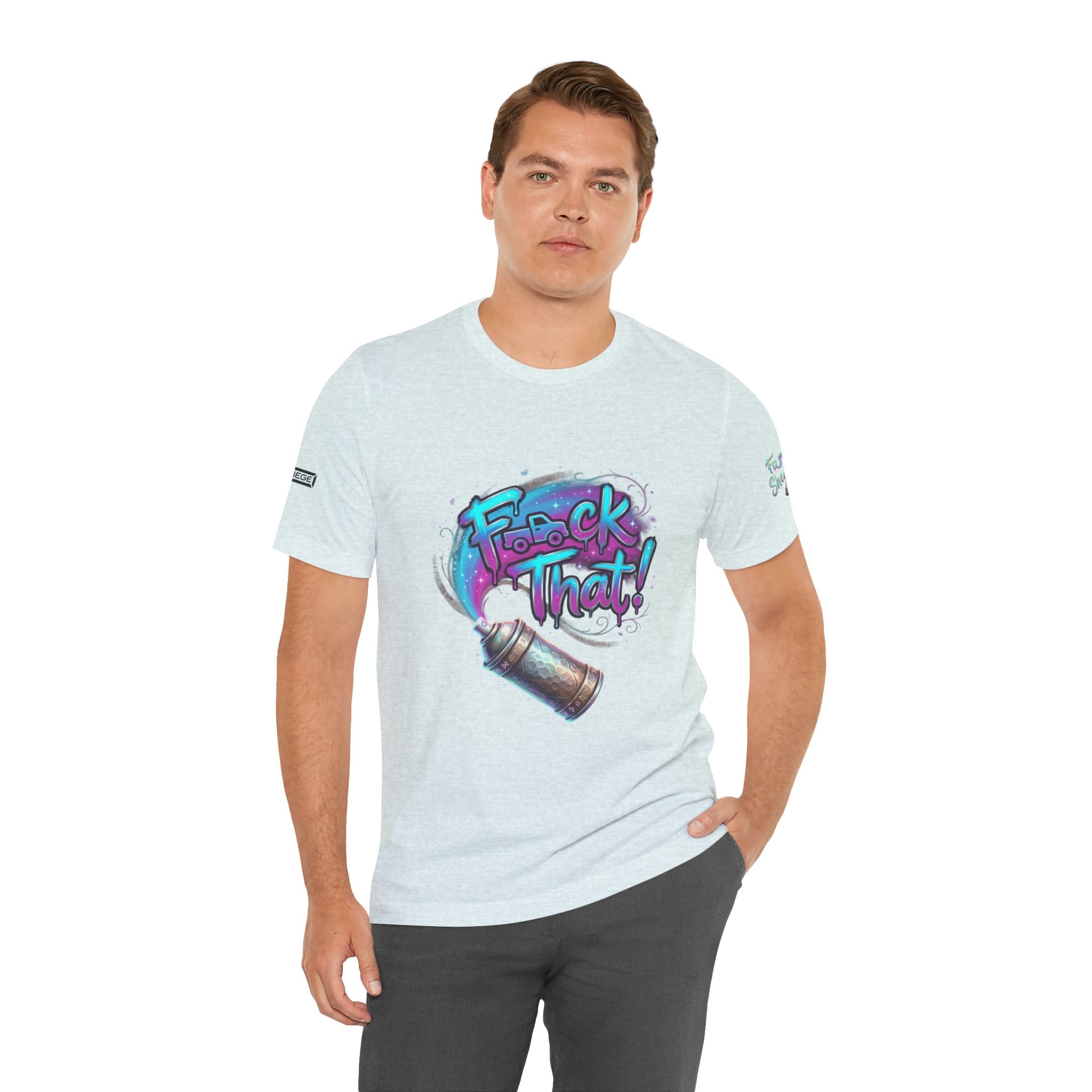 Graffiti 'F*ck That!' Spray Can T‑Shirt