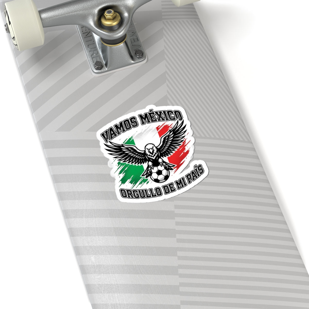 Vamos Mexico Sticker | Flag-Inspired, Retro Soccer, Country Pride