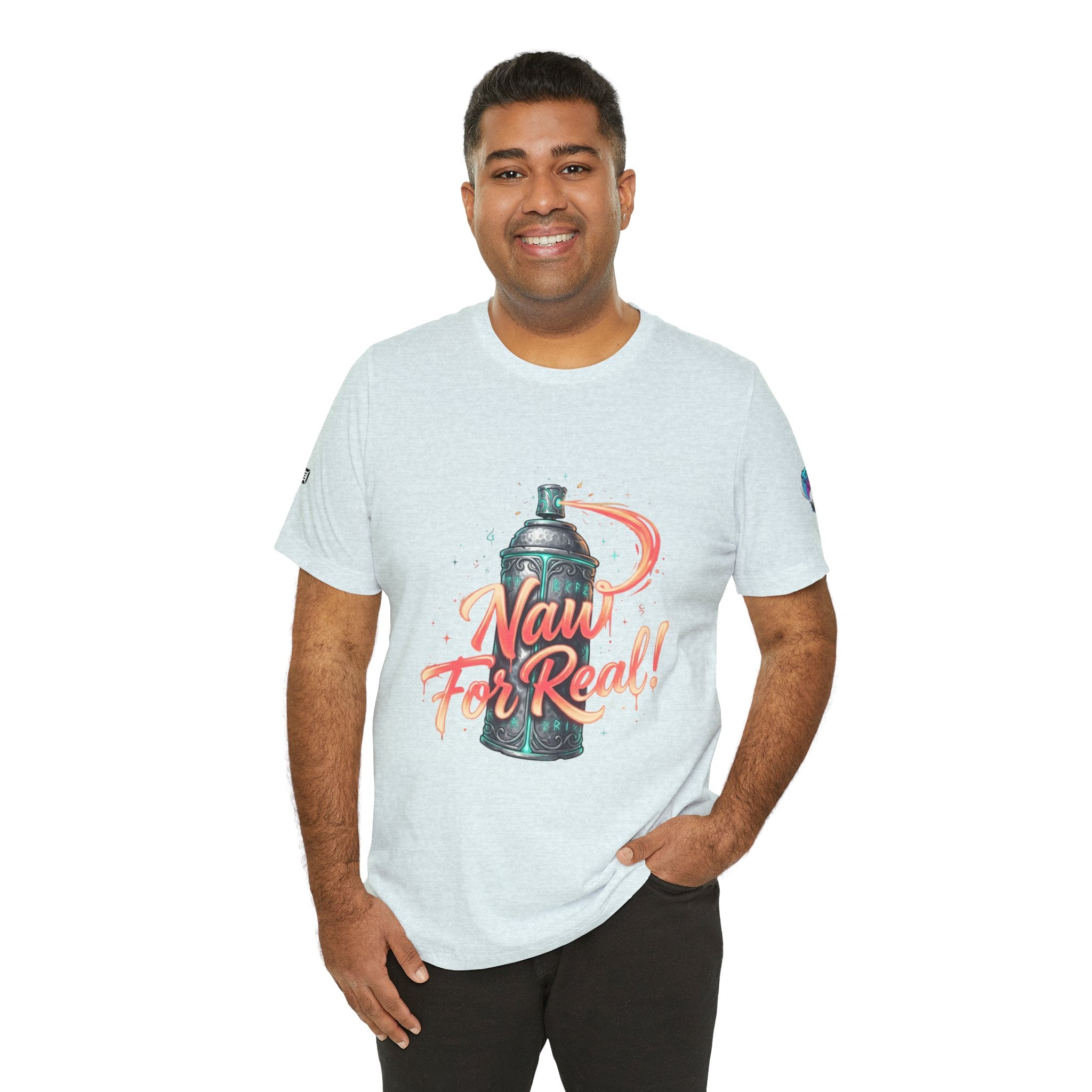 Spray Can 'Naw For Real' Graphic Tee