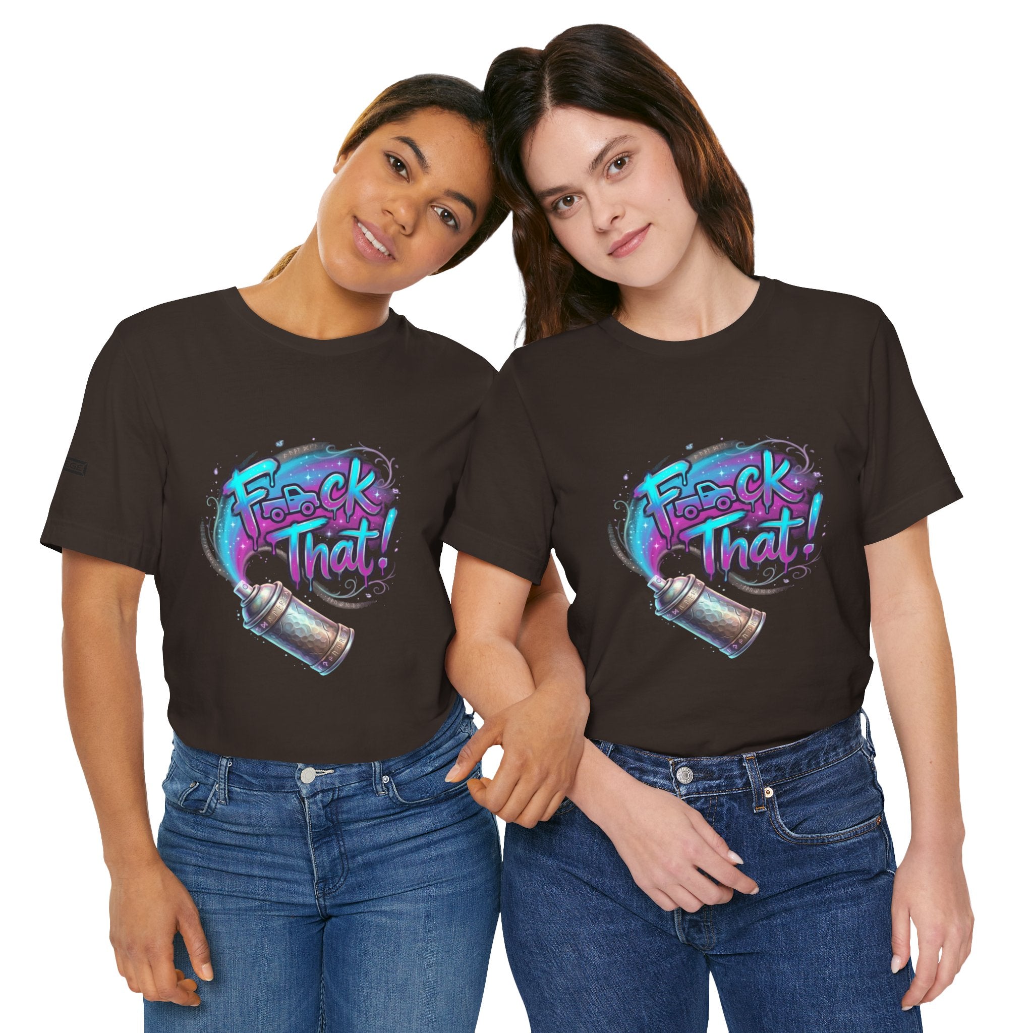 Graffiti 'F*ck That!' Spray Can T‑Shirt