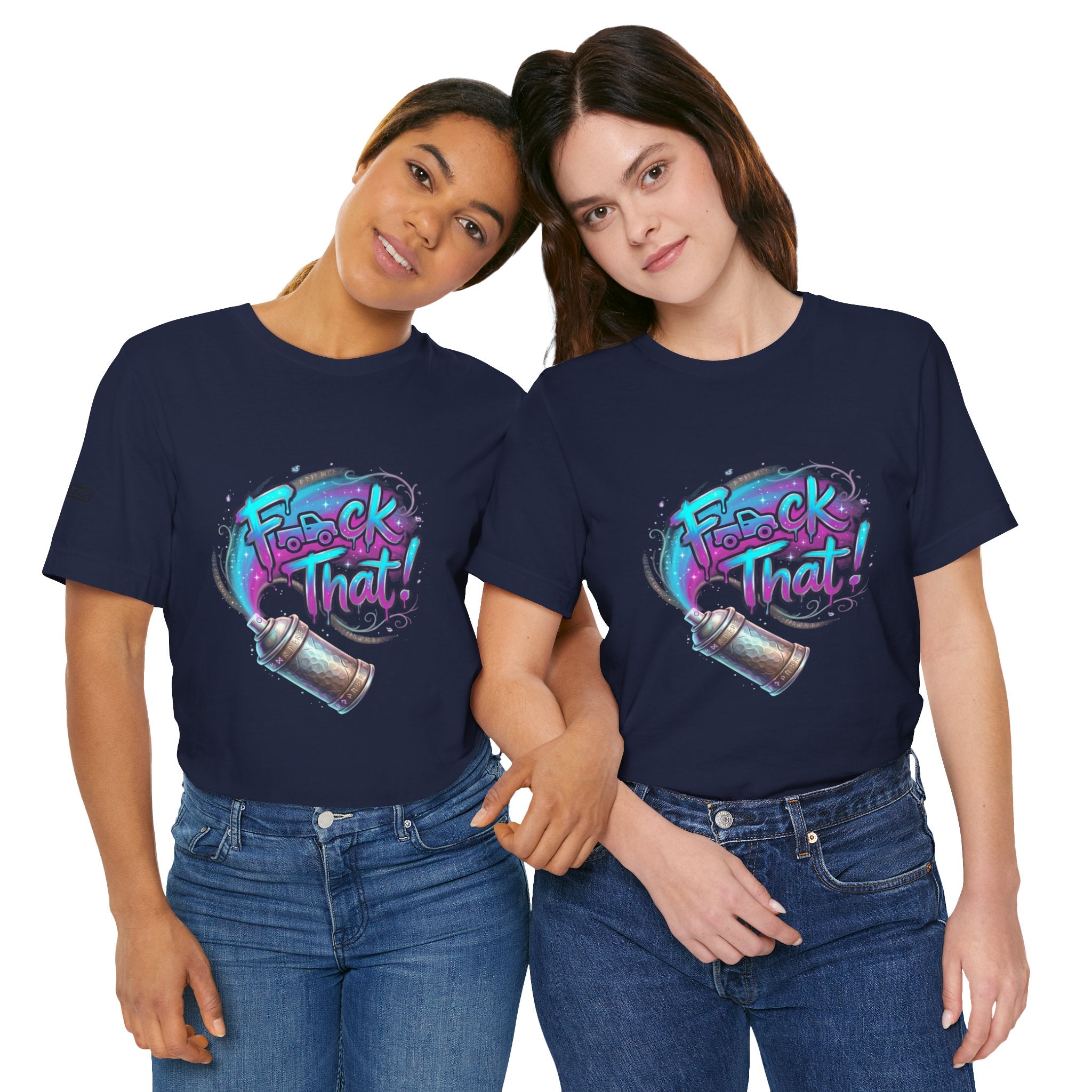 Graffiti 'F*ck That!' Spray Can T‑Shirt