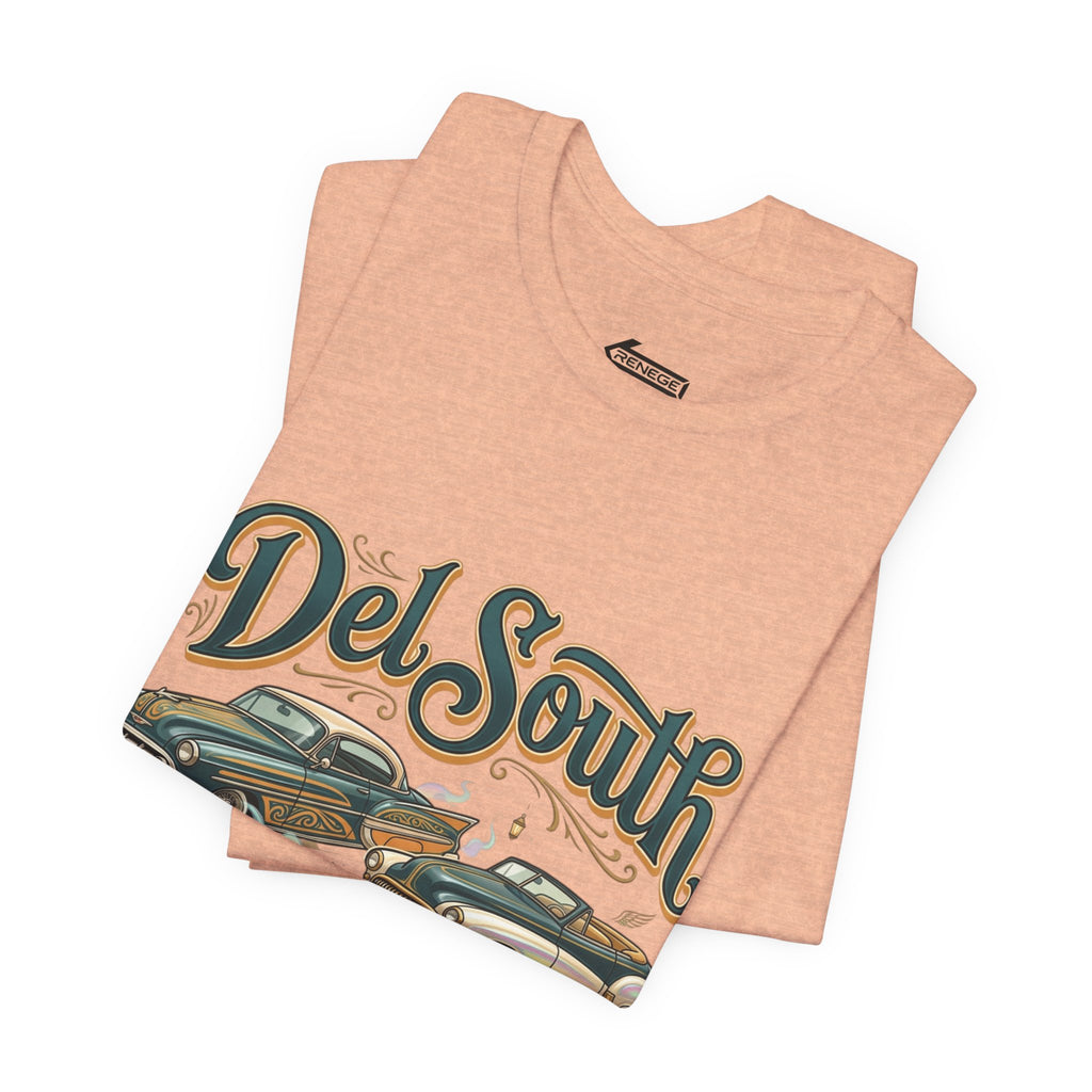 Del South Classic Cars Tee — "Hard Hitta" Back Graphic