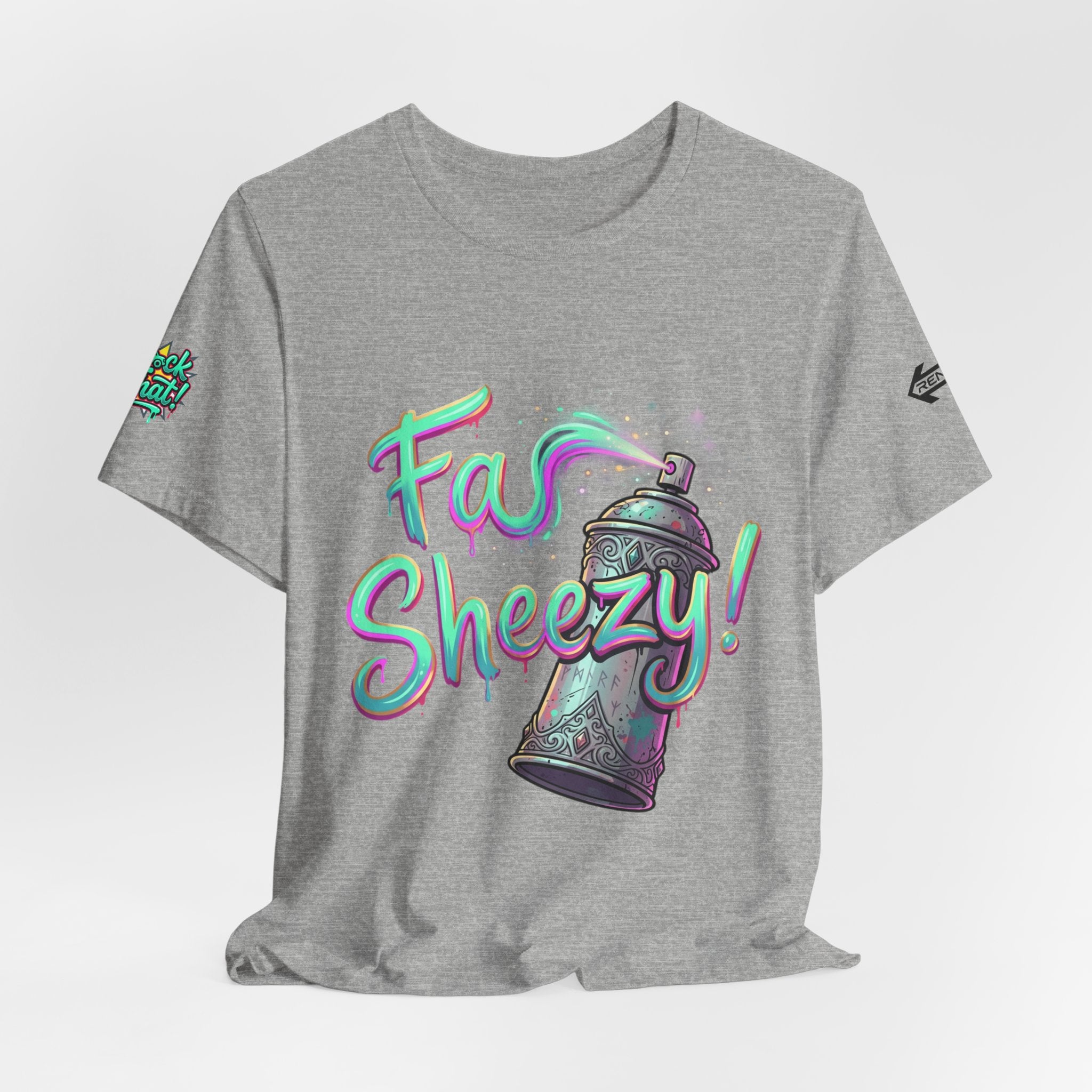 Graffiti Spray Can Tee — "Fas Sheezy!" Street Art T-Shirt
