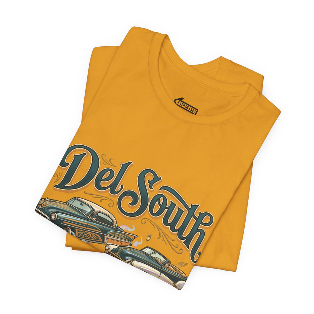 Del South Classic Cars Tee — "Hard Hitta" Back Graphic