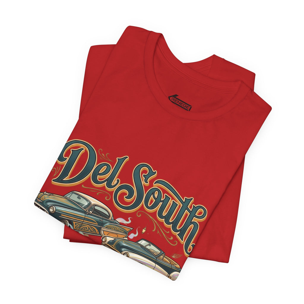 Del South Classic Cars Tee — "Hard Hitta" Back Graphic