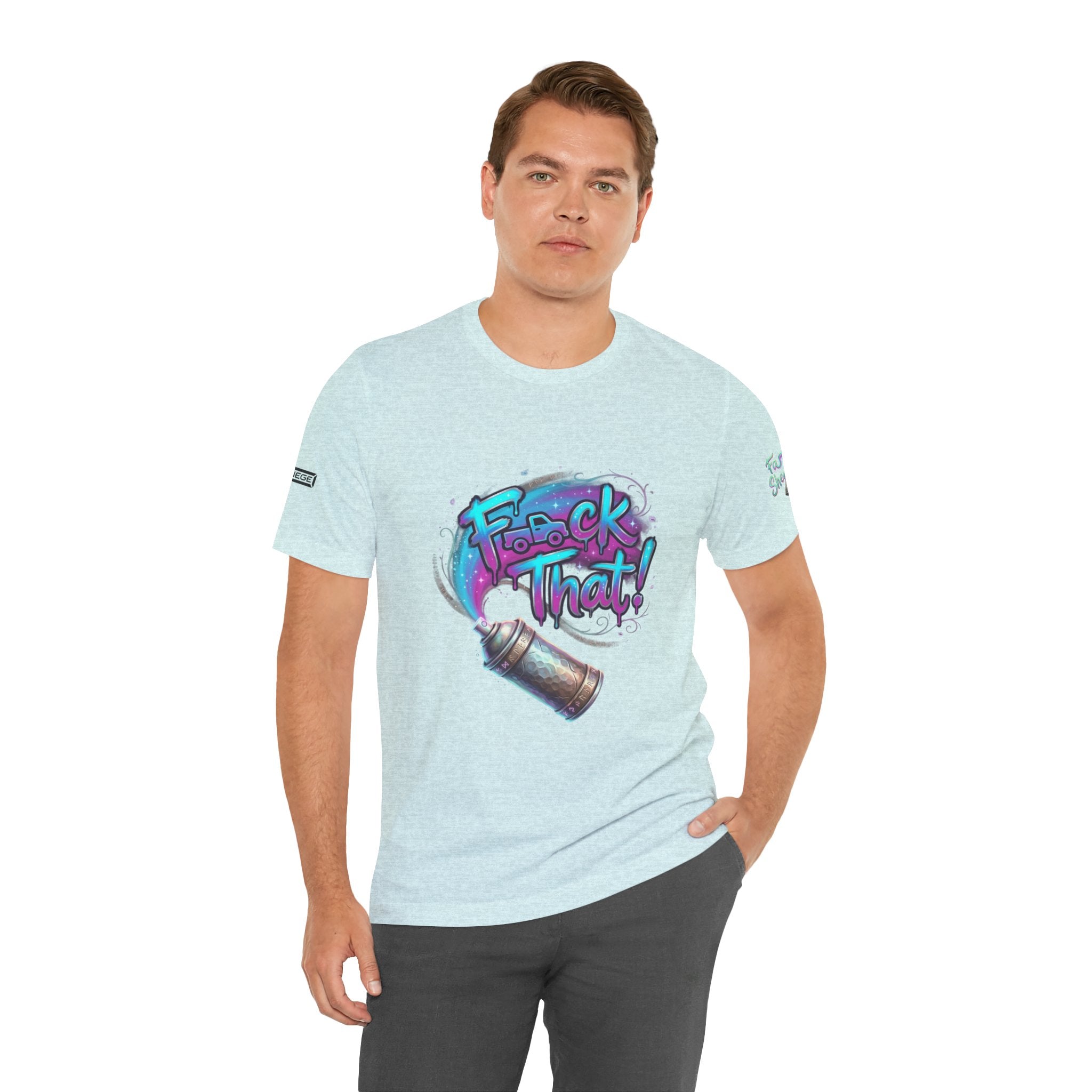 Graffiti 'F*ck That!' Spray Can T‑Shirt