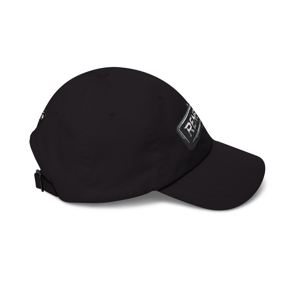 Renegé Arrow Dad Cap — Embroidered White Baseball Hat