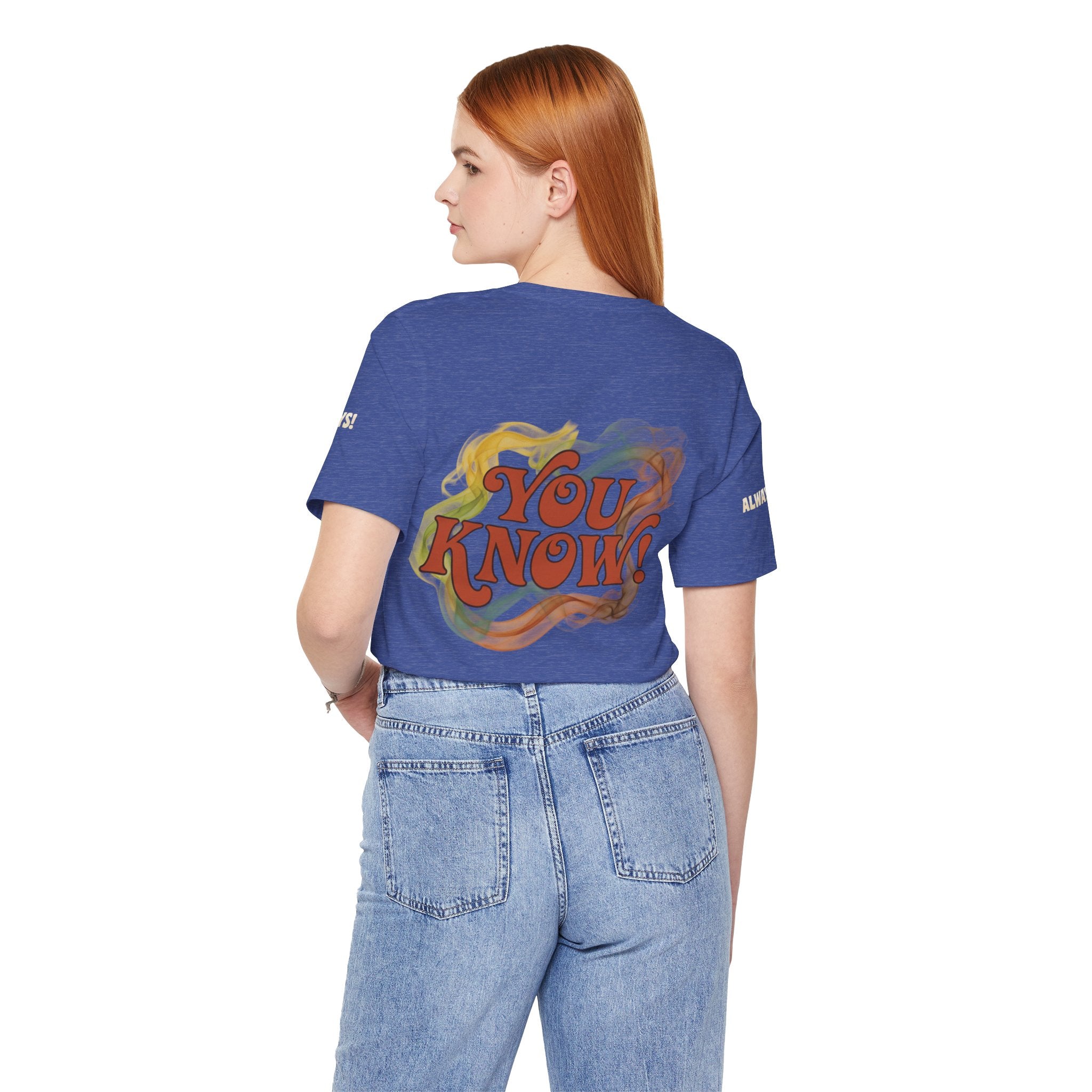 You Know! Graphic Tee — Retro Swirl Vintage Style T‑Shirt