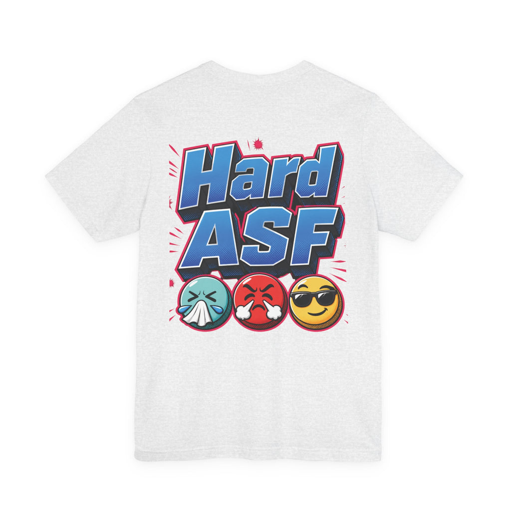 Wash Ya / Hard ASF Emoji Graphic Tee — Funny Emoji Face T-Shirt