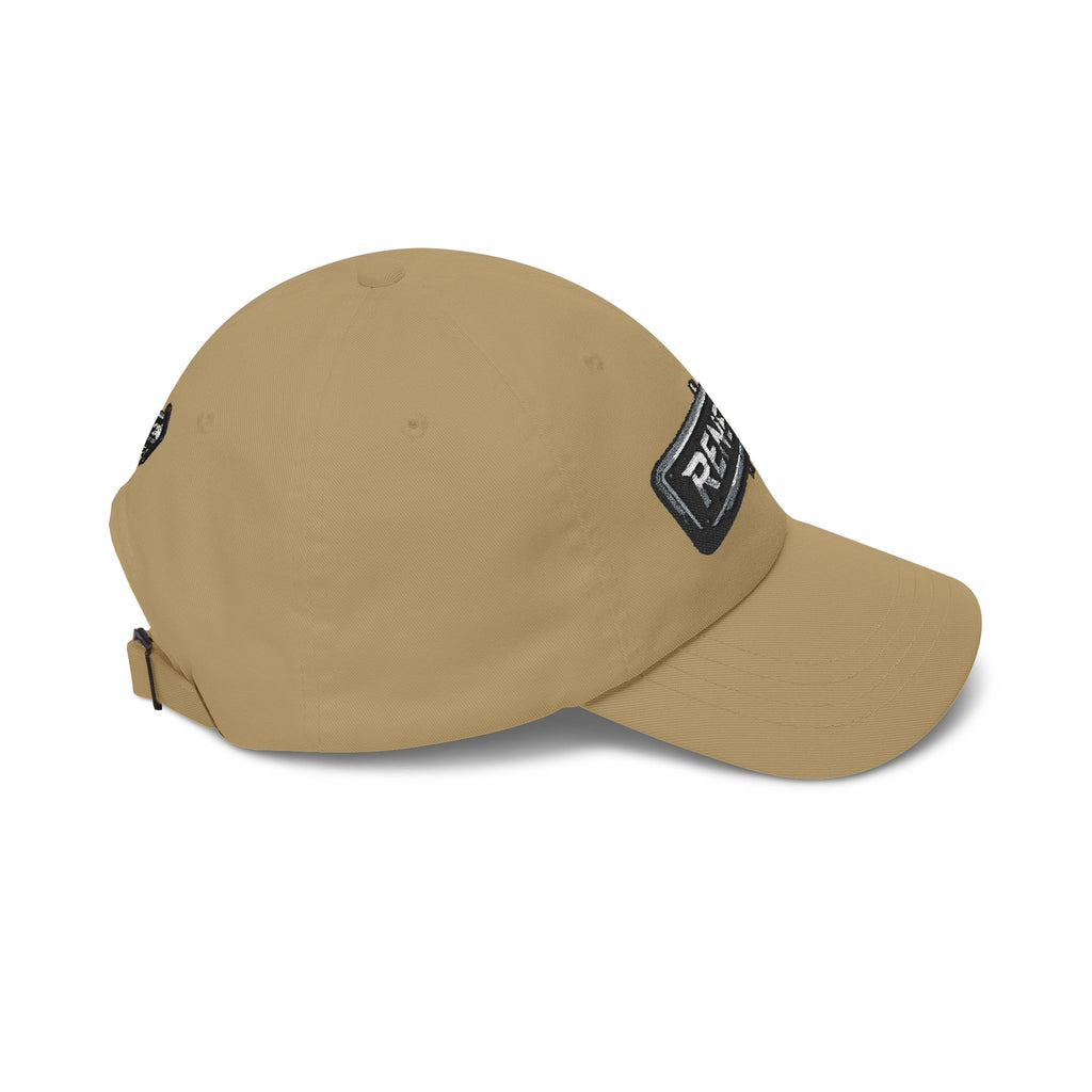 Renegé Arrow Dad Cap — Embroidered White Baseball Hat