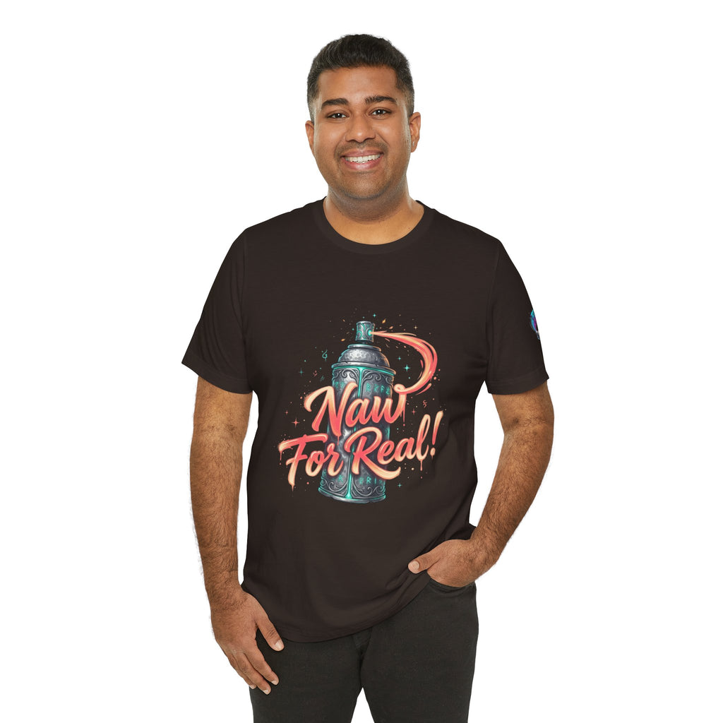 Spray Can 'Naw For Real' Graphic Tee