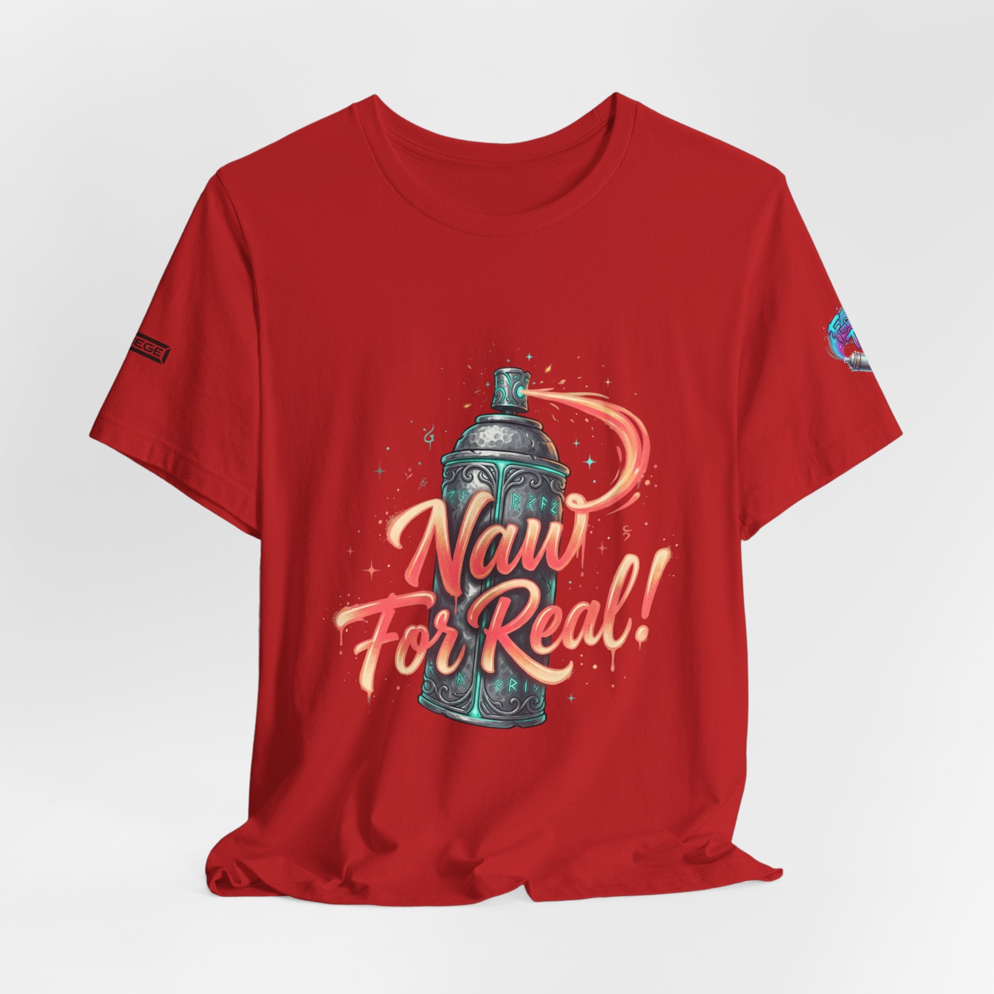 Spray Can 'Naw For Real' Graphic Tee