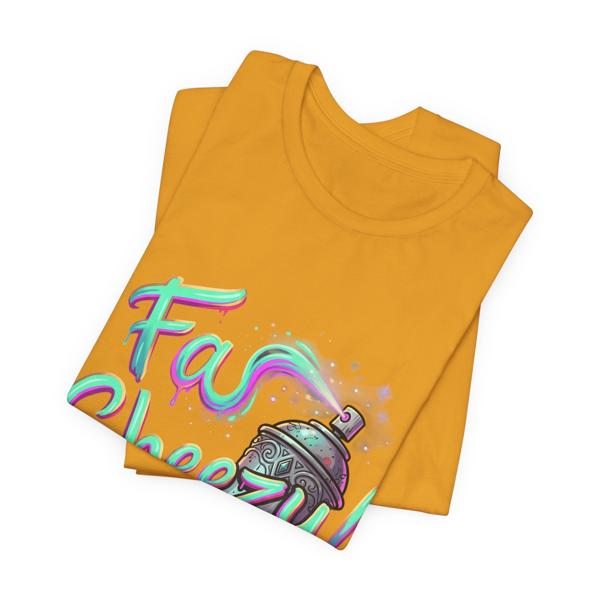 Graffiti Spray Can Tee — "Fas Sheezy!" Street Art T-Shirt