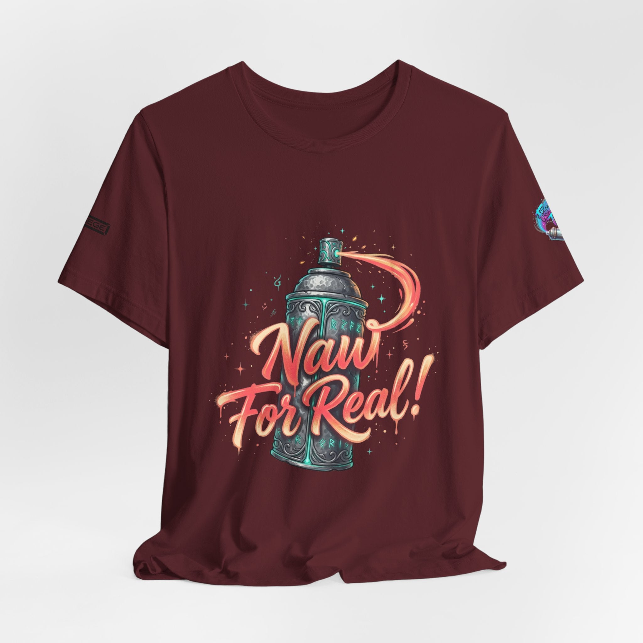 Spray Can 'Naw For Real' Graphic Tee