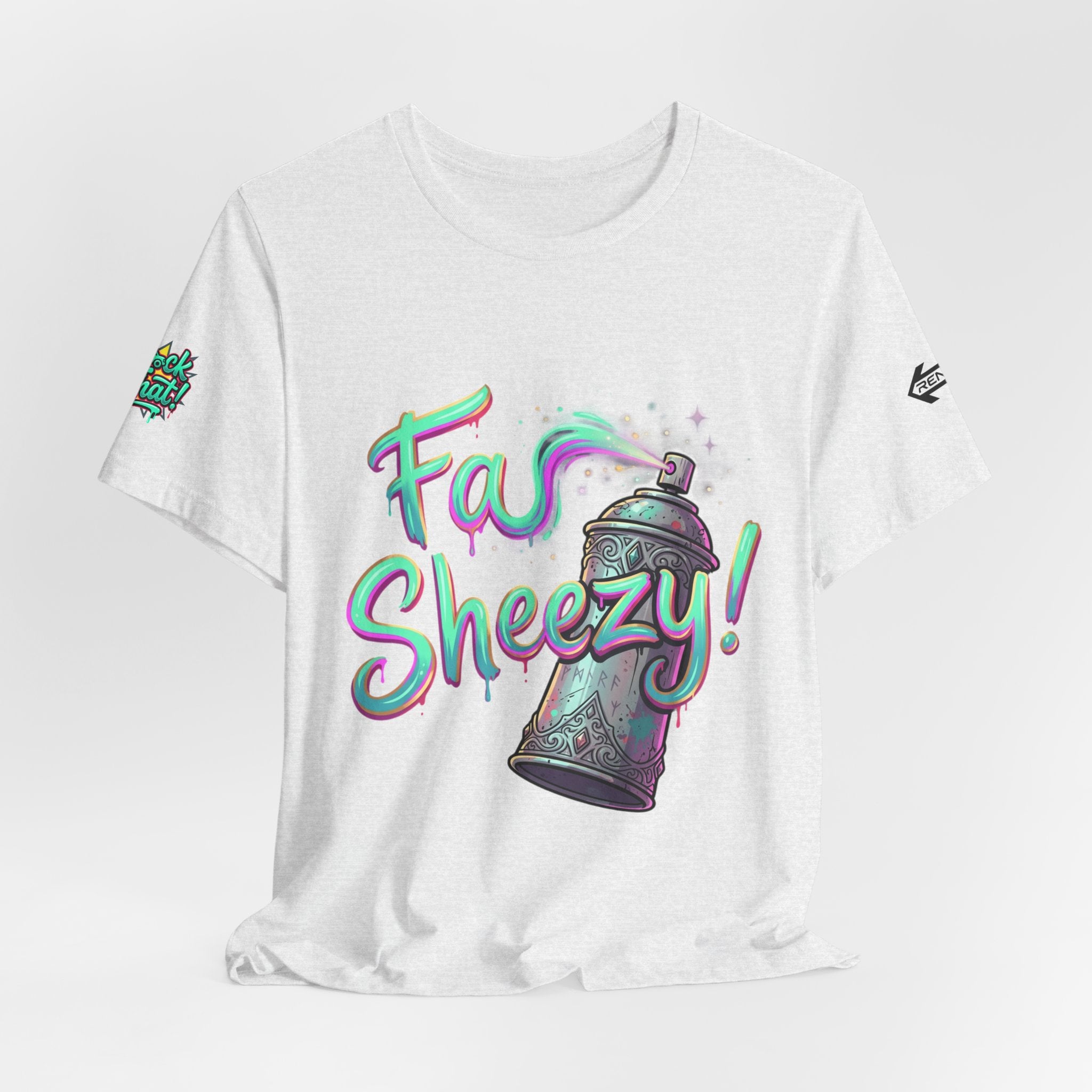 Graffiti Spray Can Tee — "Fas Sheezy!" Street Art T-Shirt