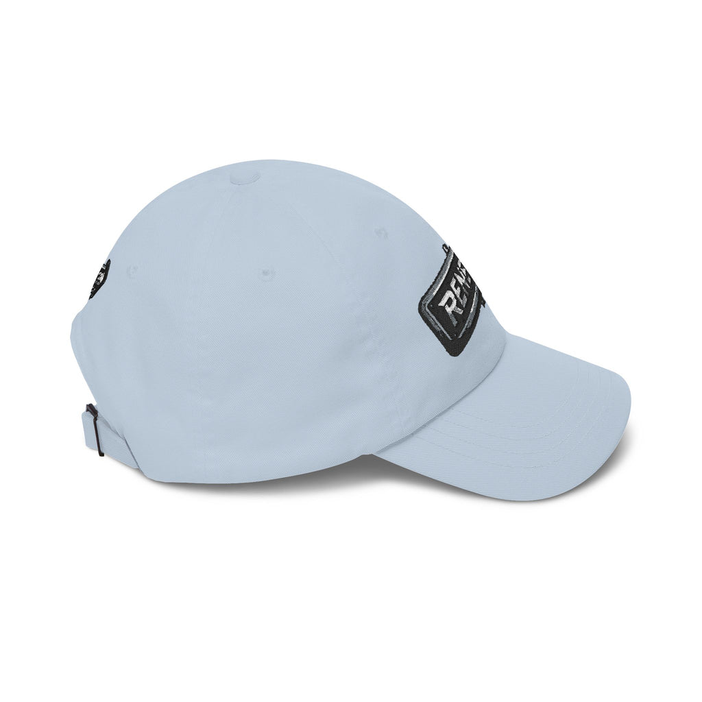 Renegé Arrow Dad Cap — Embroidered White Baseball Hat