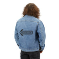Denim Jacket — 'RenegE' Arrow Logo Men's Classic Jean Jacket
