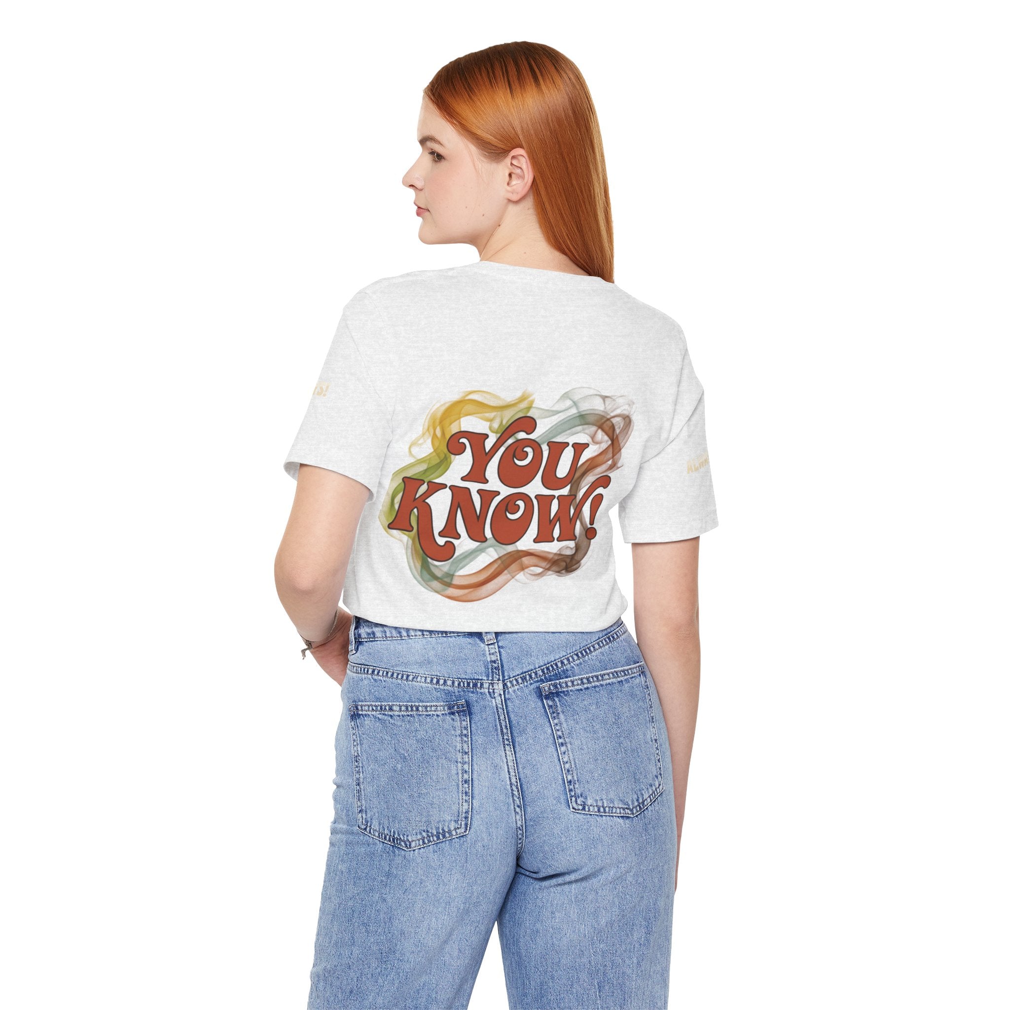 You Know! Graphic Tee — Retro Swirl Vintage Style T‑Shirt
