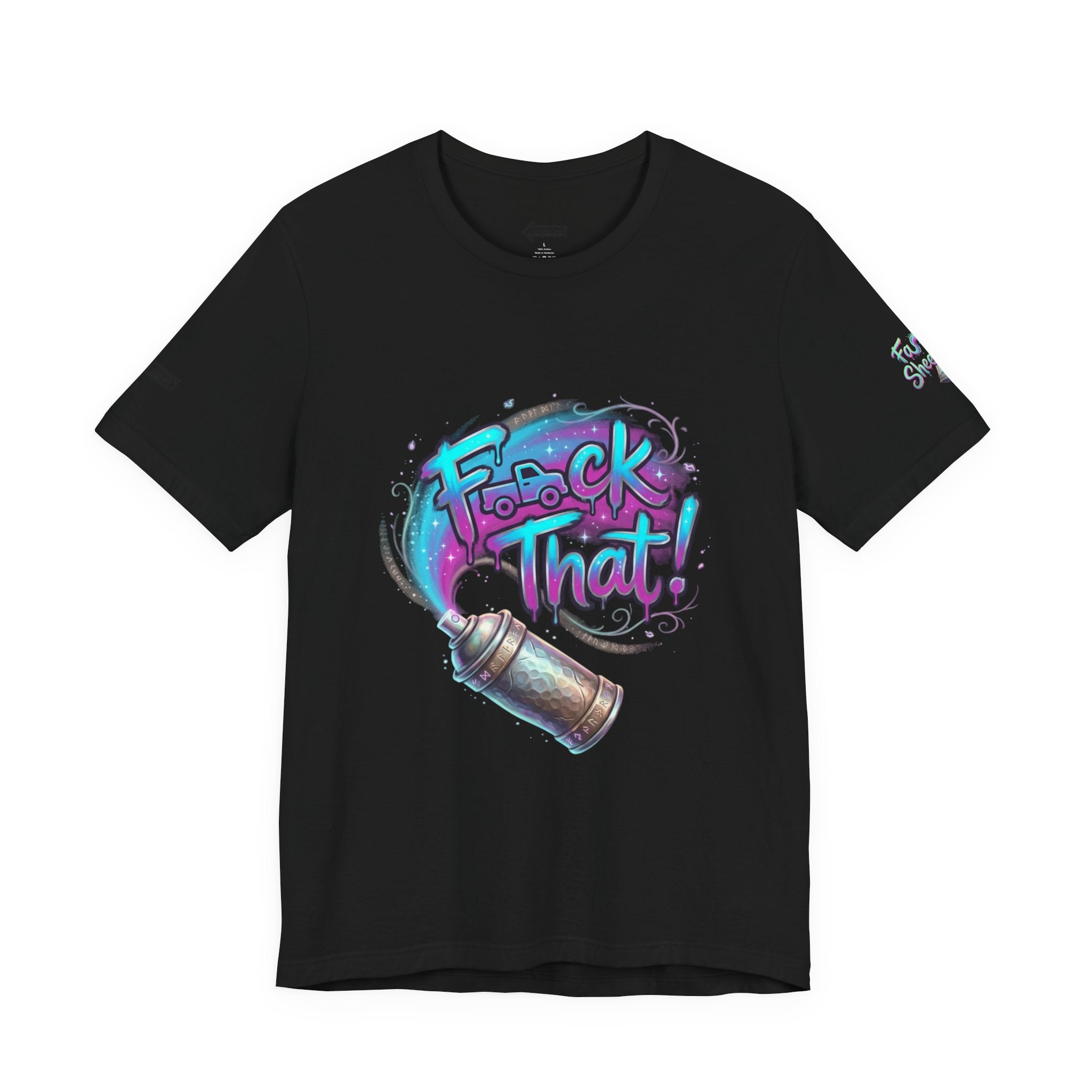 Graffiti 'F*ck That!' Spray Can T‑Shirt