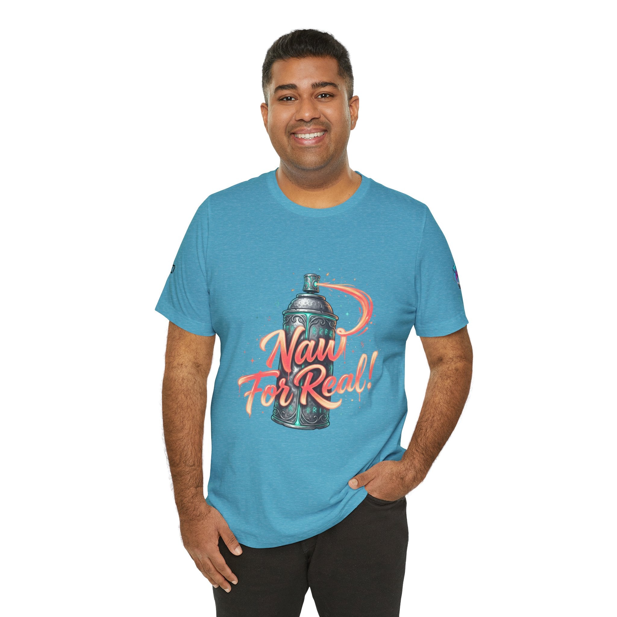Spray Can 'Naw For Real' Graphic Tee