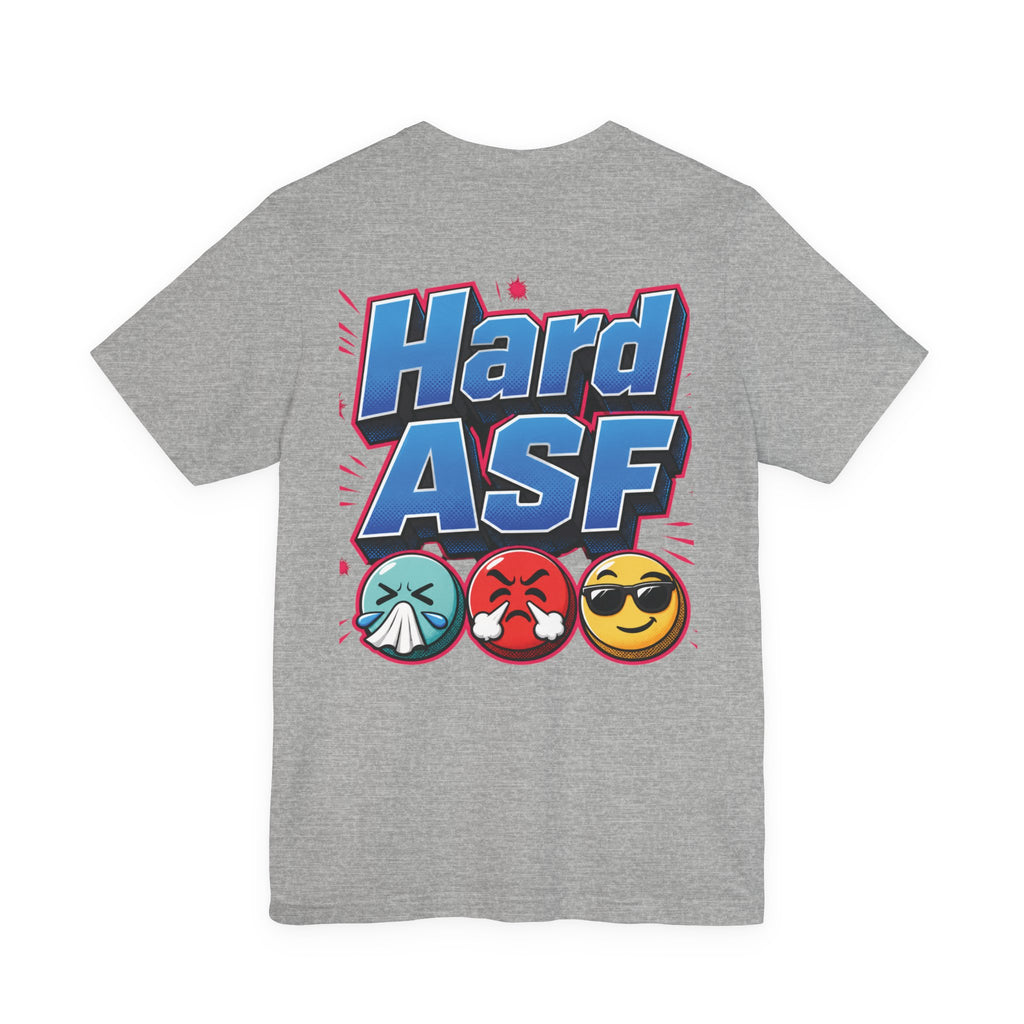 Wash Ya / Hard ASF Emoji Graphic Tee — Funny Emoji Face T-Shirt