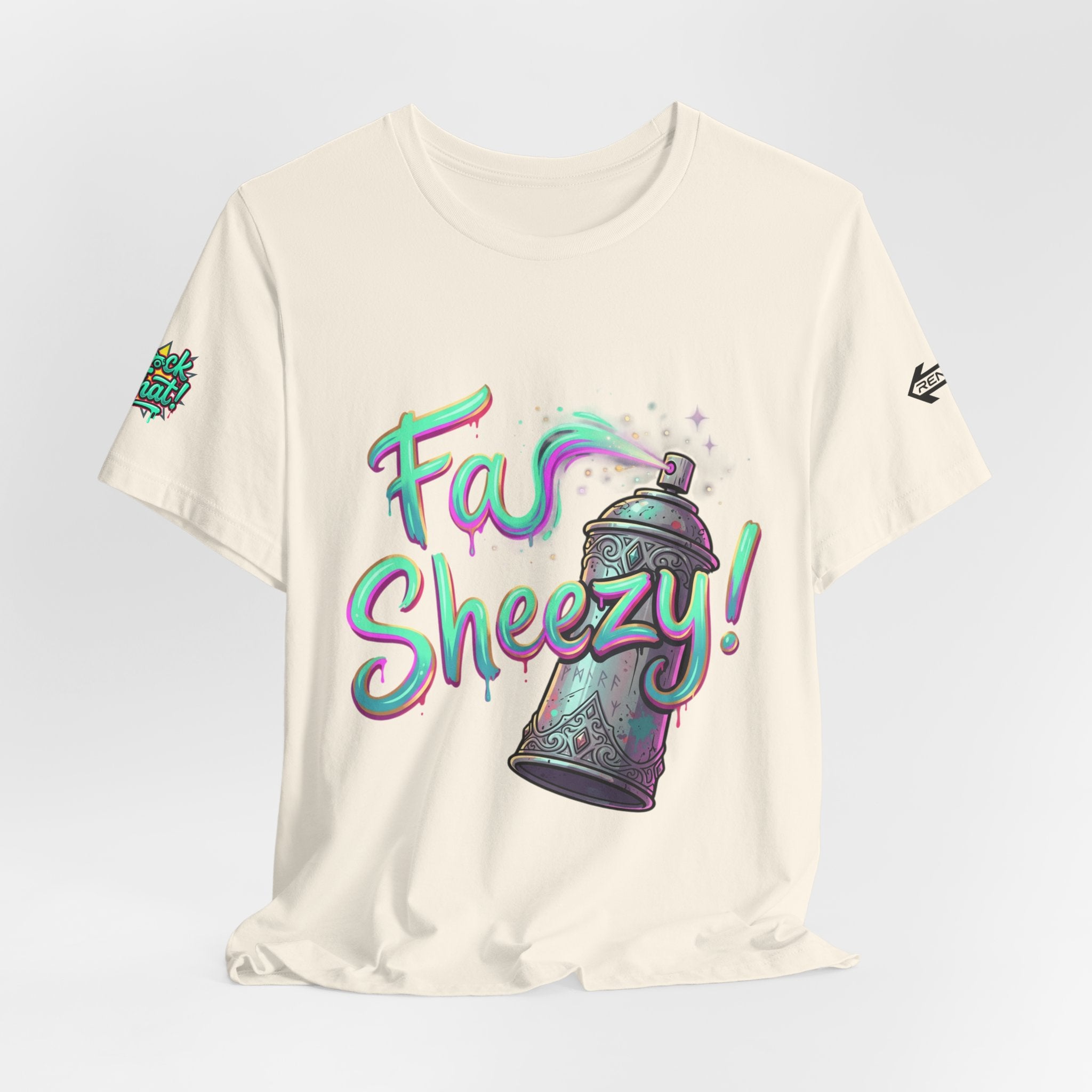 Graffiti Spray Can Tee — "Fas Sheezy!" Street Art T-Shirt