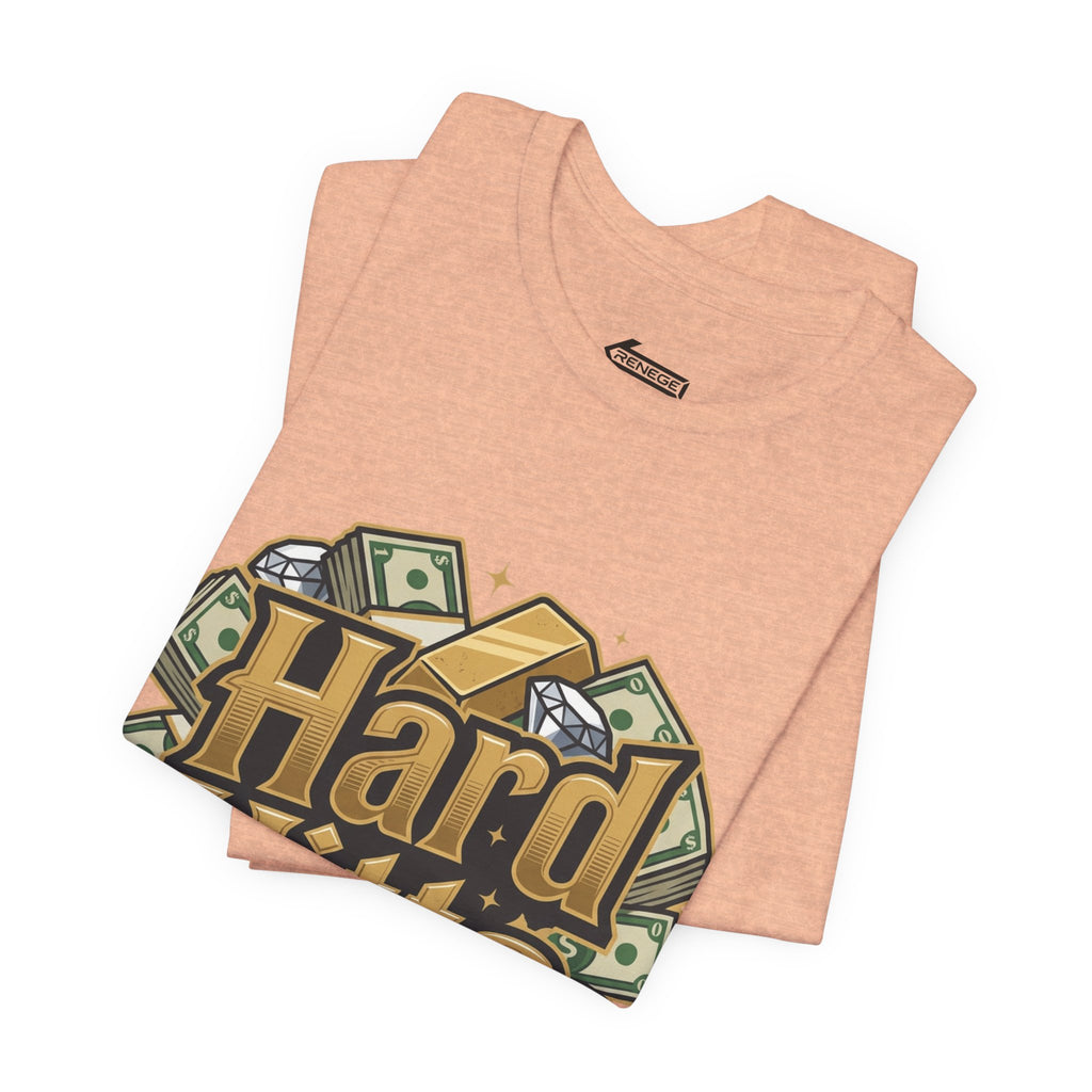 Hard Hitta Money Graphic Tee — Retro Cash & Gold Logo T-Shirt