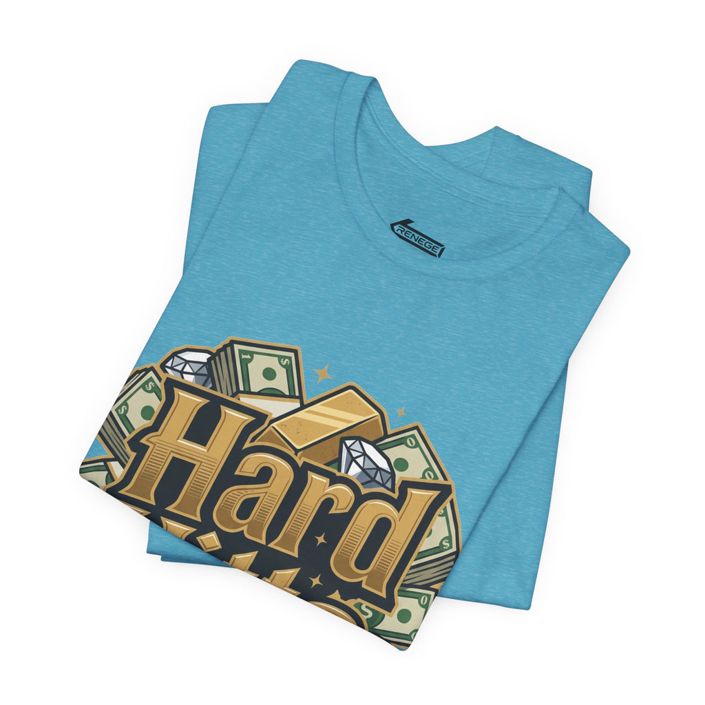 Hard Hitta Money Graphic Tee — Retro Cash & Gold Logo T-Shirt