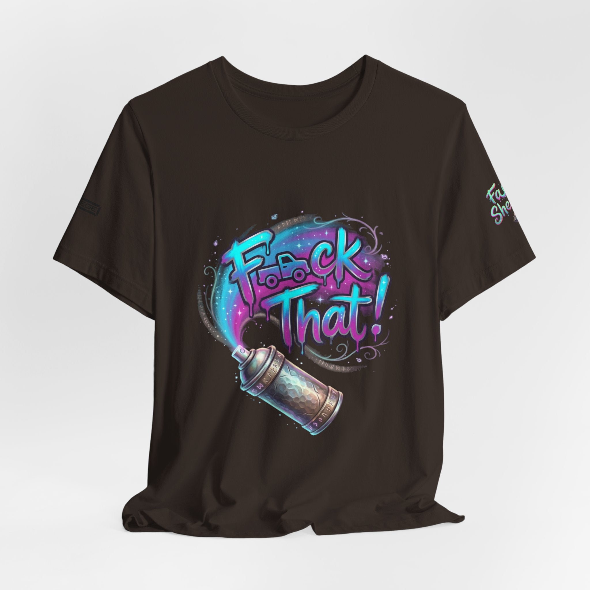 Graffiti 'F*ck That!' Spray Can T‑Shirt