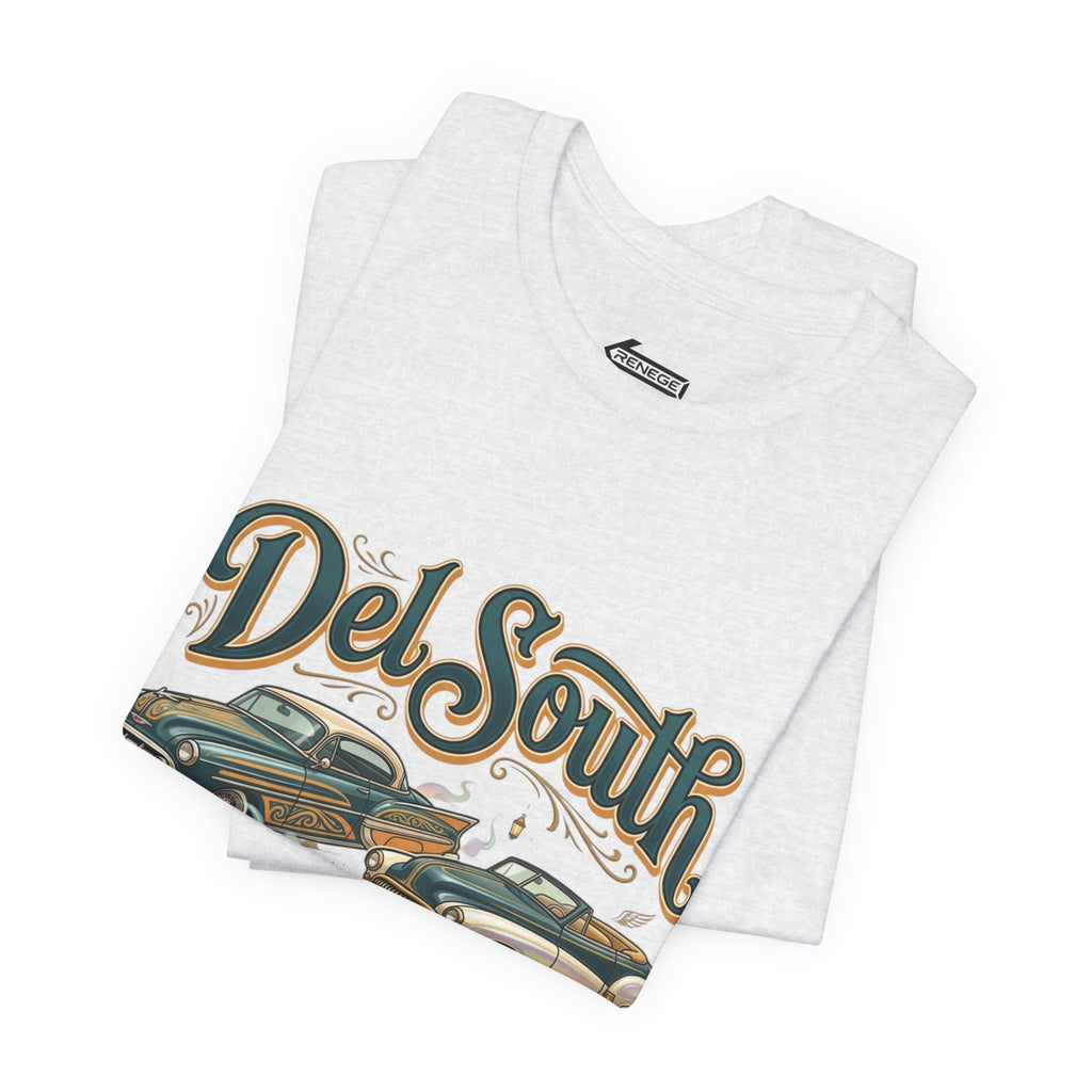 Del South Classic Cars Tee — "Hard Hitta" Back Graphic