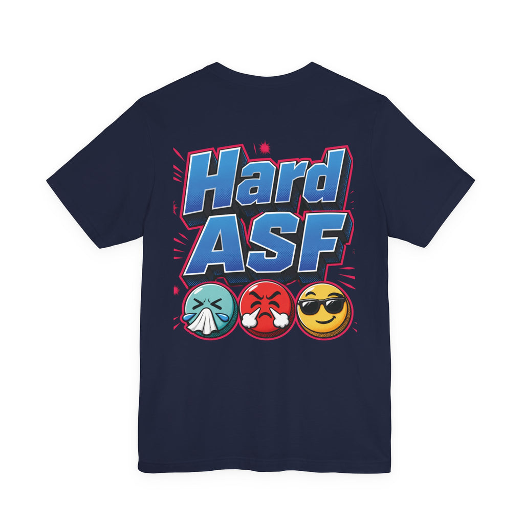Wash Ya / Hard ASF Emoji Graphic Tee — Funny Emoji Face T-Shirt