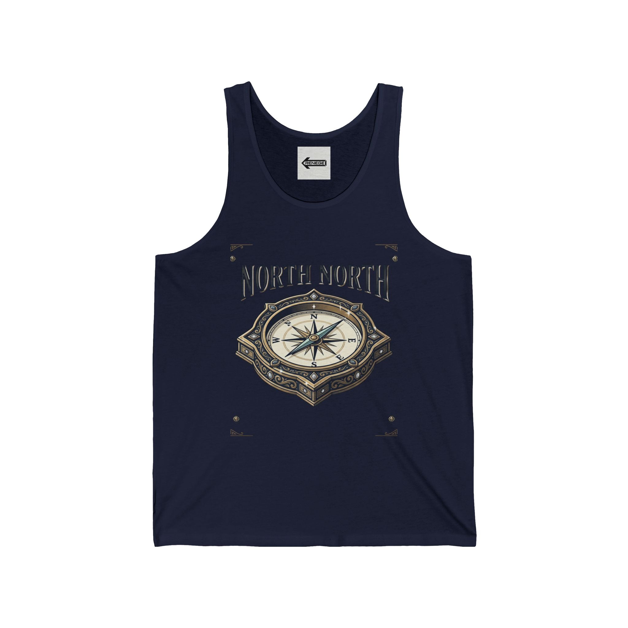 Compass Tank Top — "North North" Nautical Graphic Tank