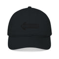 Organic Embroidered Baseball Cap – 'RENEGE' Arrow Design, EastSide Back Stamp
