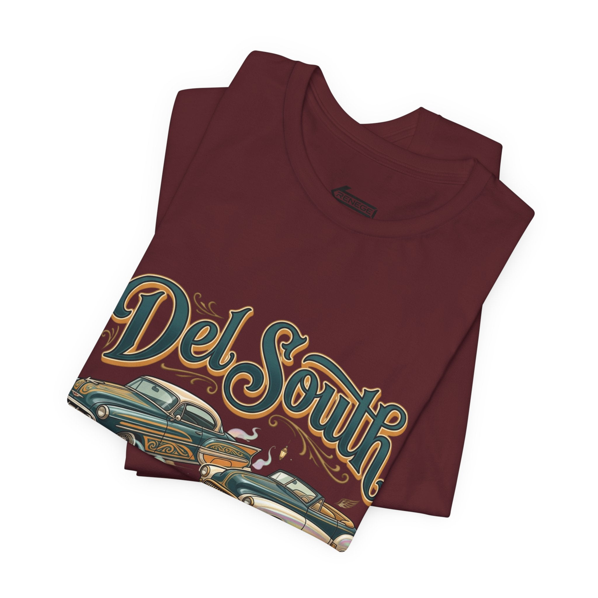 Del South Classic Cars Tee — "Hard Hitta" Back Graphic